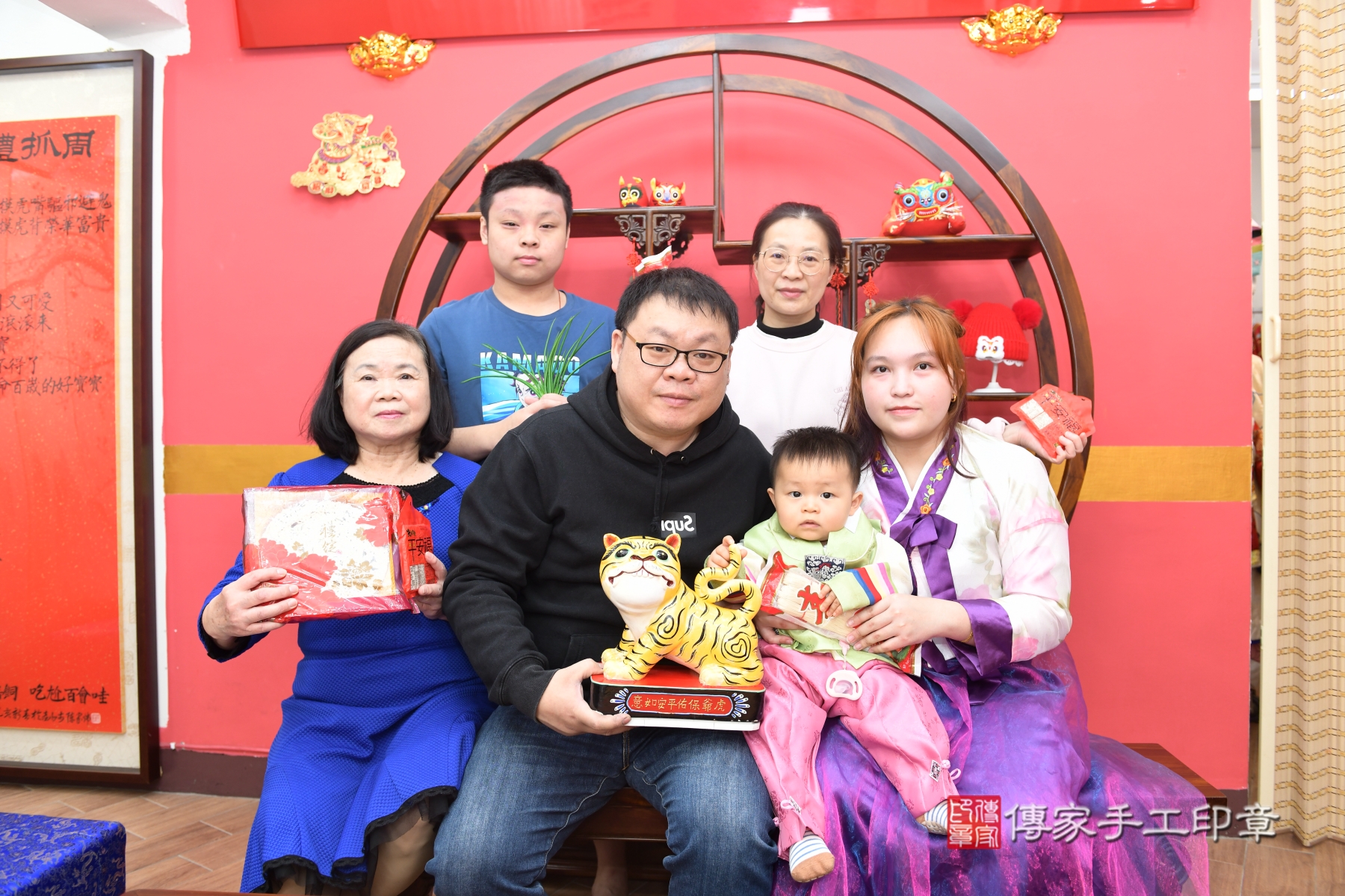 傳家手工印章台北店、抓周