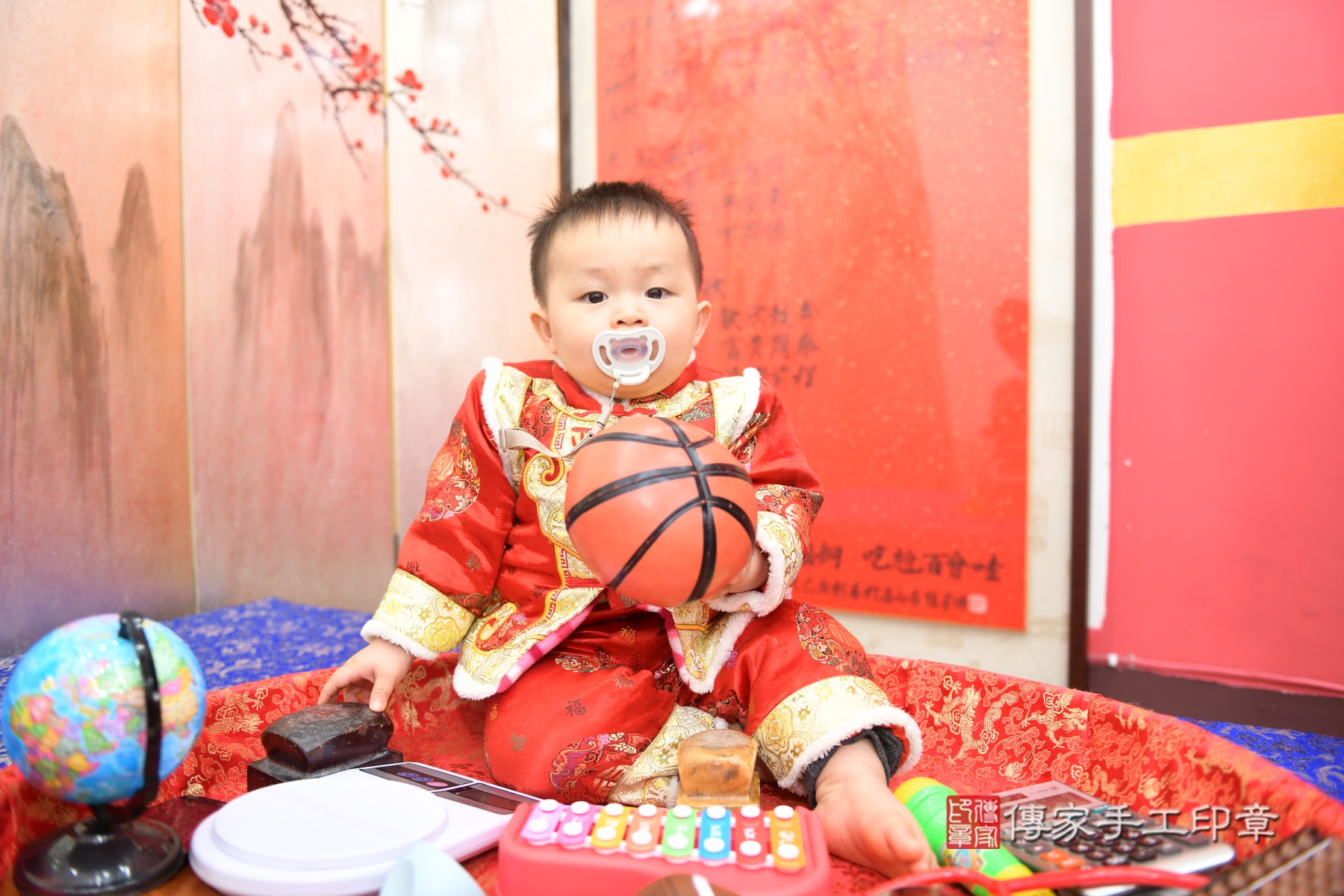 傳家手工印章台北店、抓周