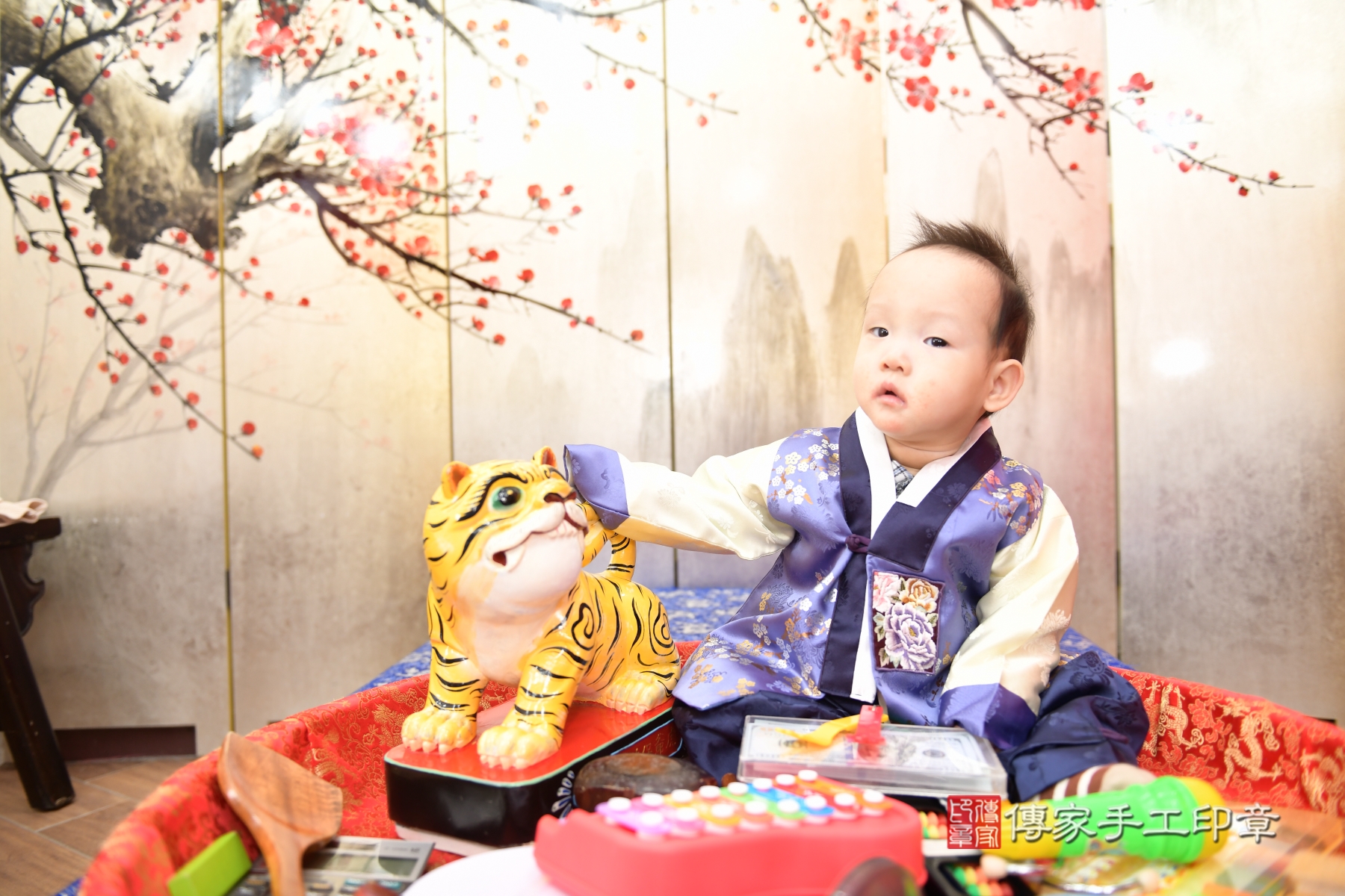 傳家手工印章台北店、抓周