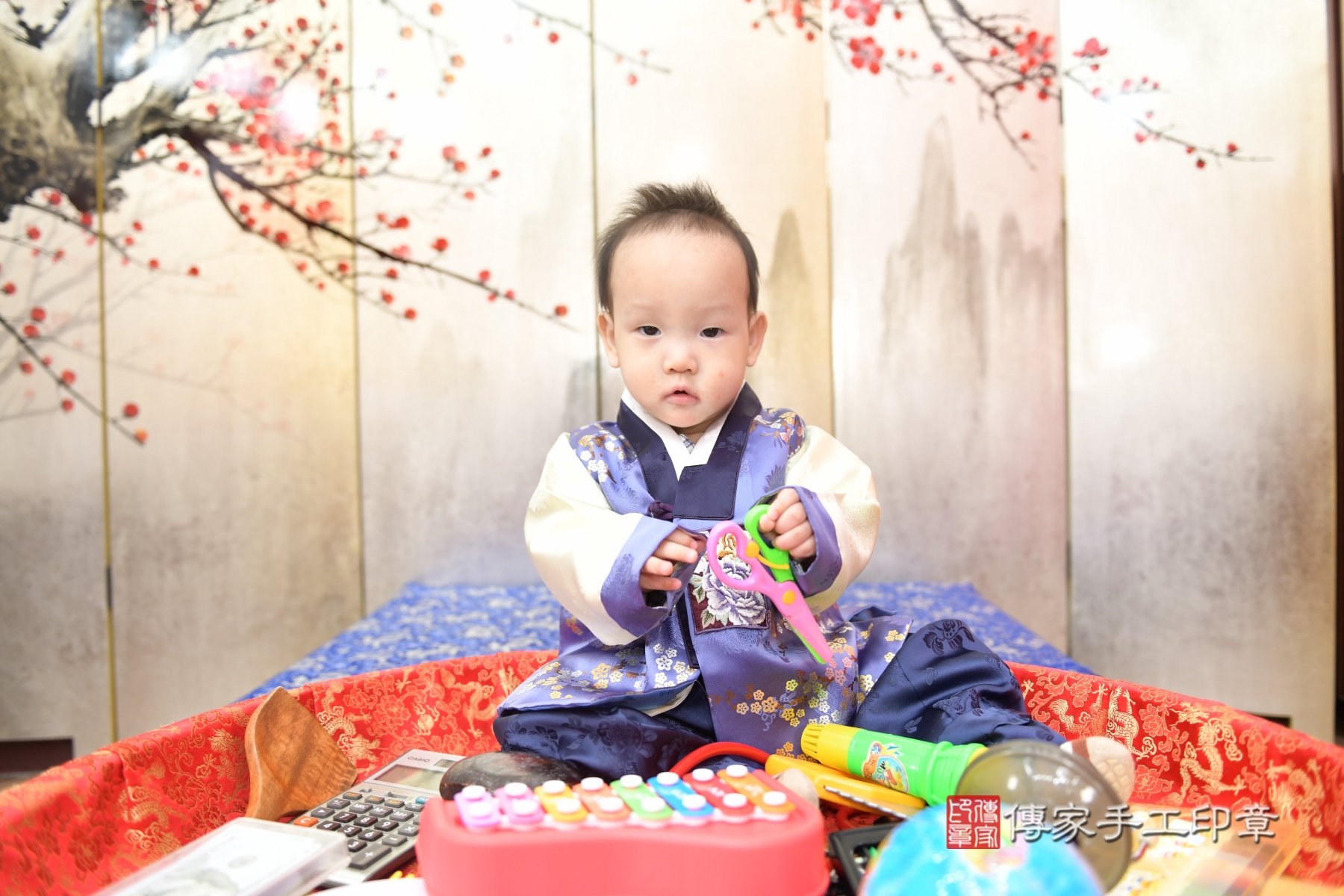 傳家手工印章台北店、抓周