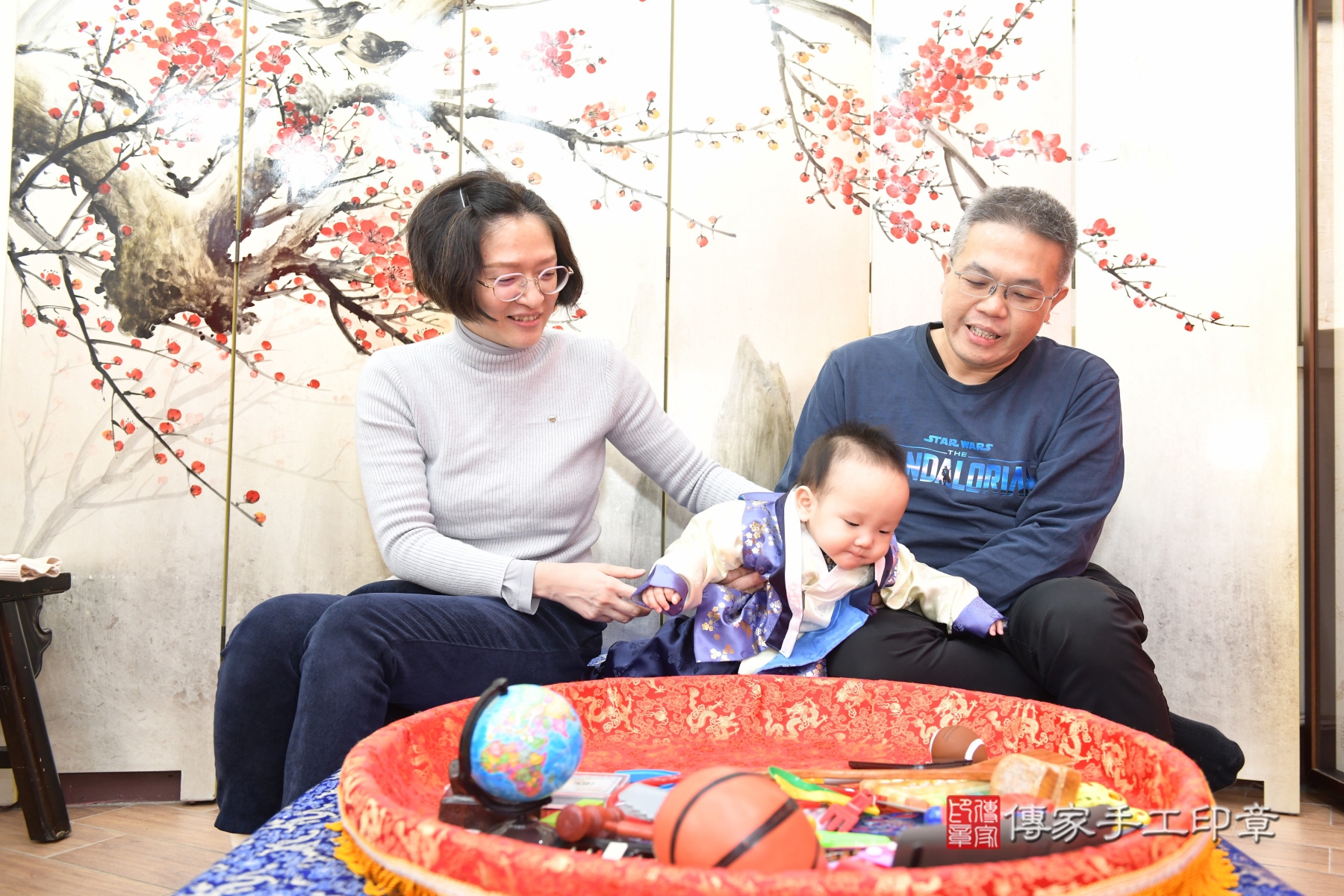 傳家手工印章台北店、抓周