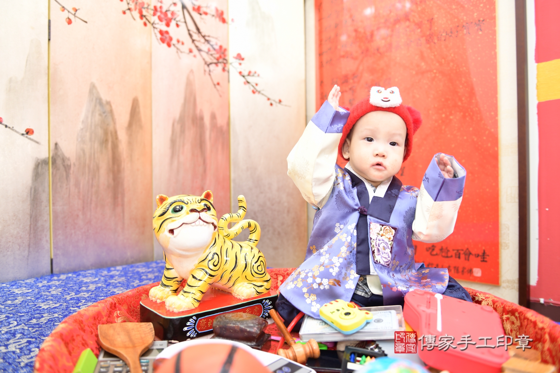 傳家手工印章台北店、抓周