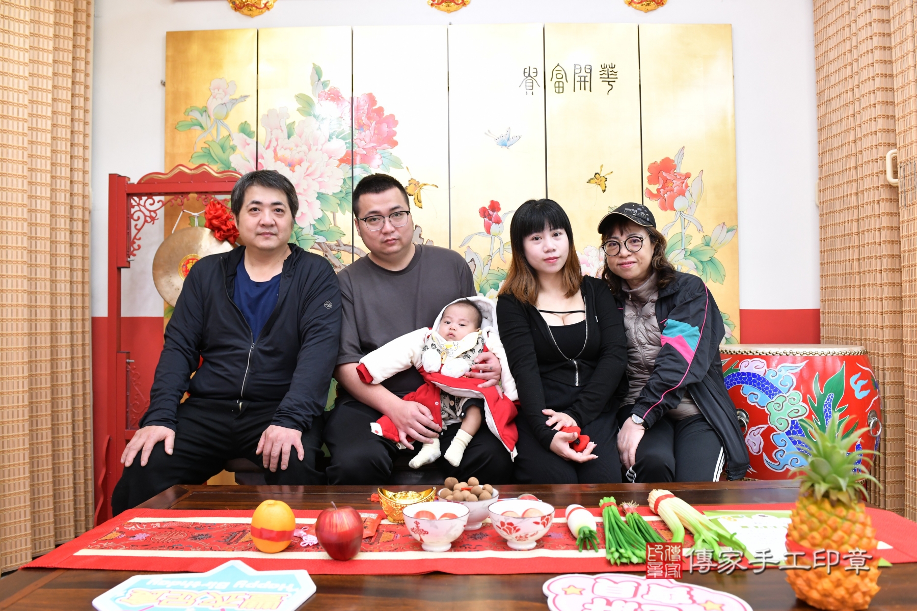 傳家手工印章台北店、抓周、收涎、剃頭