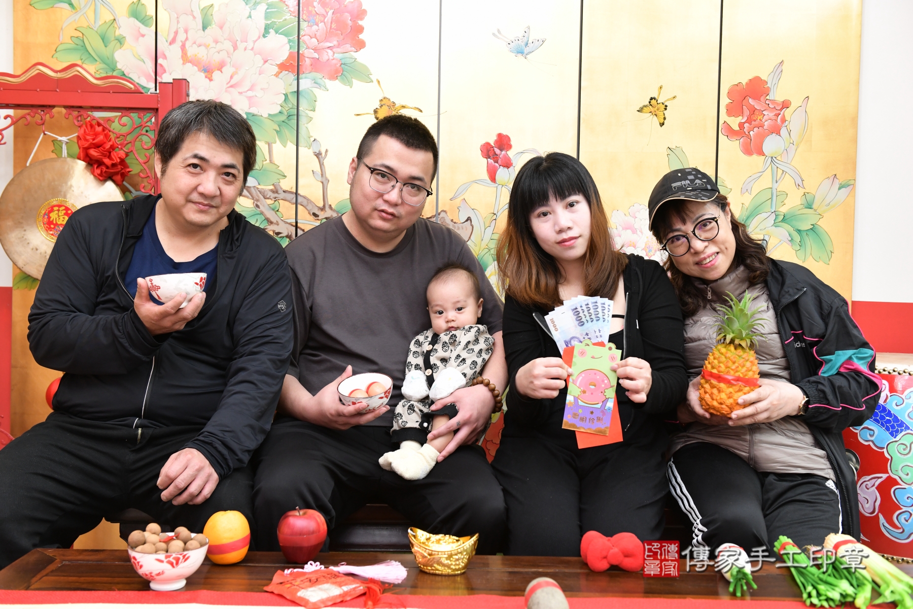 傳家手工印章台北店、抓周、收涎、剃頭