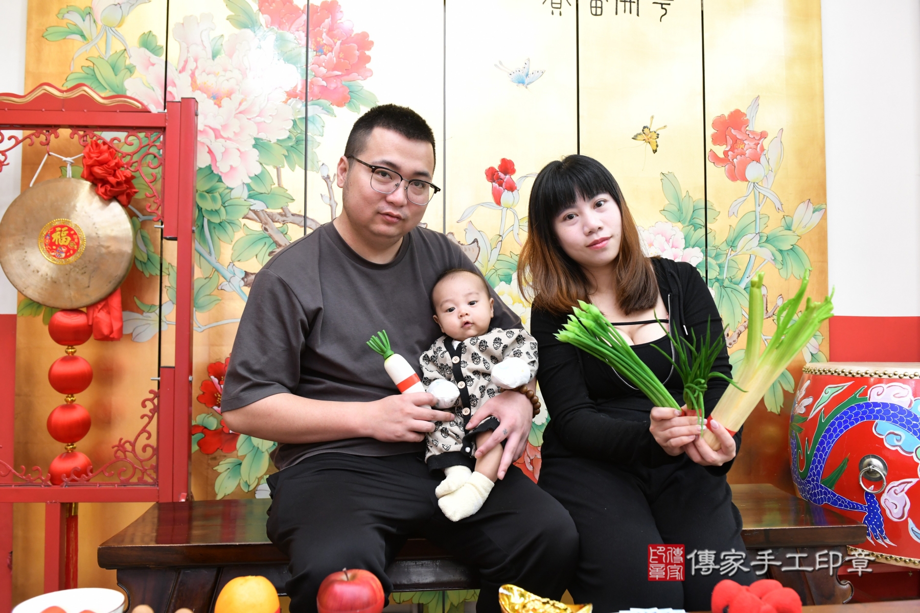 傳家手工印章台北店、抓周、收涎、剃頭