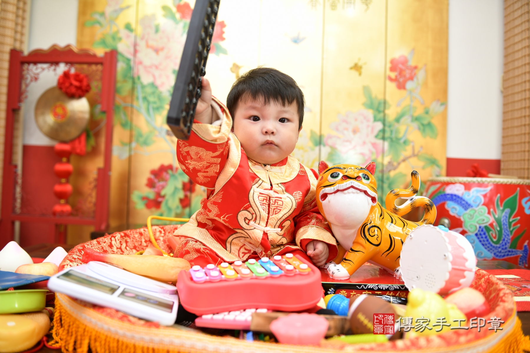 傳家手工印章台北店、抓周、度脺、傳家嬰兒古禮、收涎