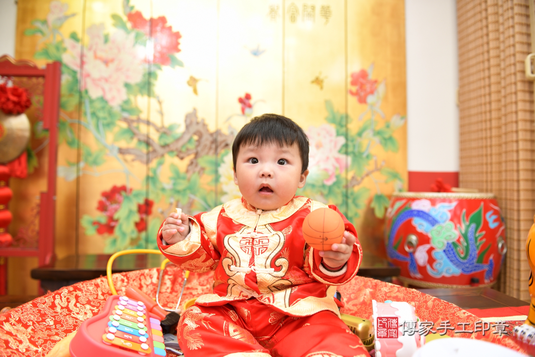 傳家手工印章台北店、抓周、度脺、傳家嬰兒古禮、收涎