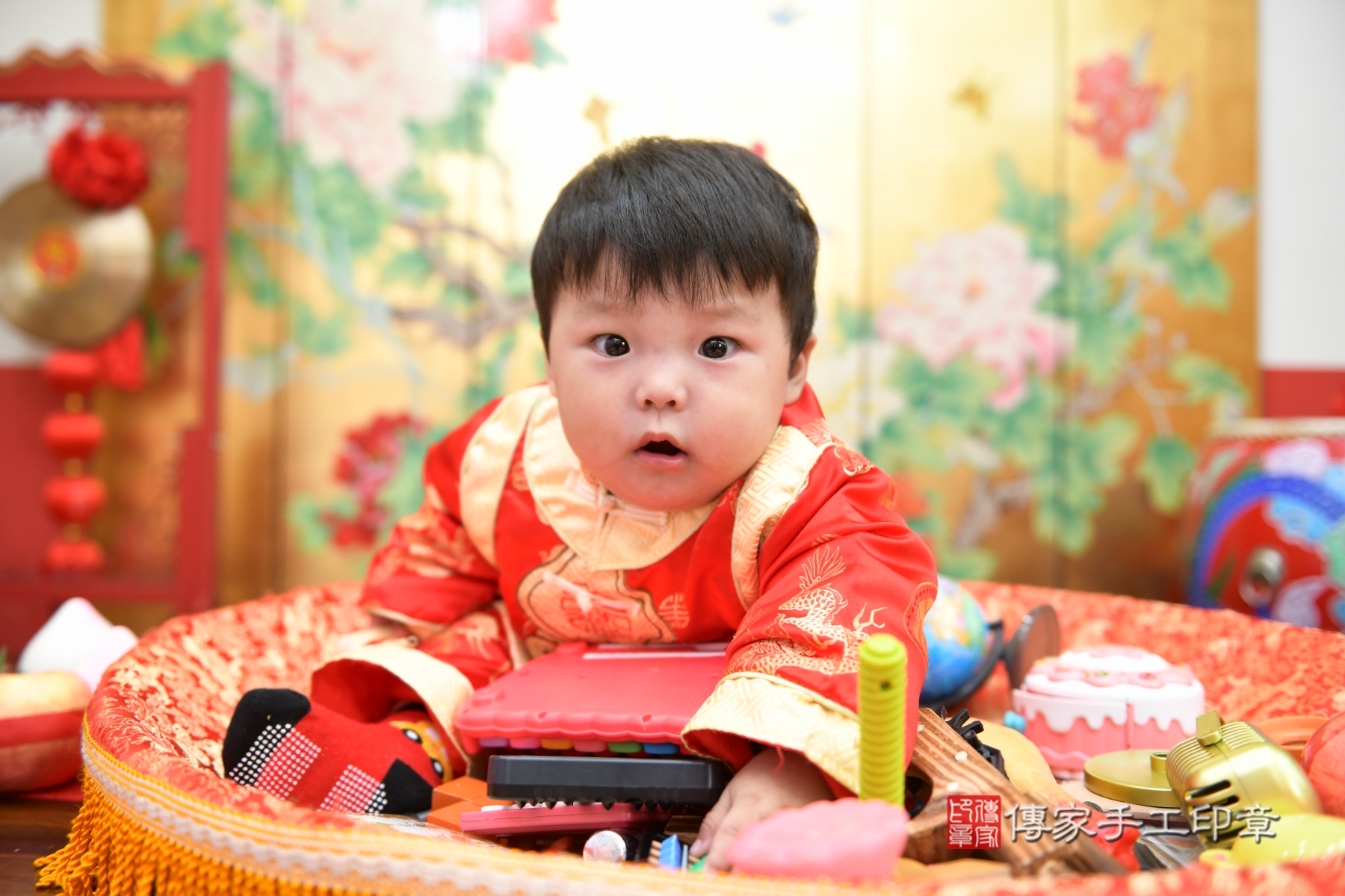 傳家手工印章台北店、抓周、度脺、傳家嬰兒古禮、收涎
