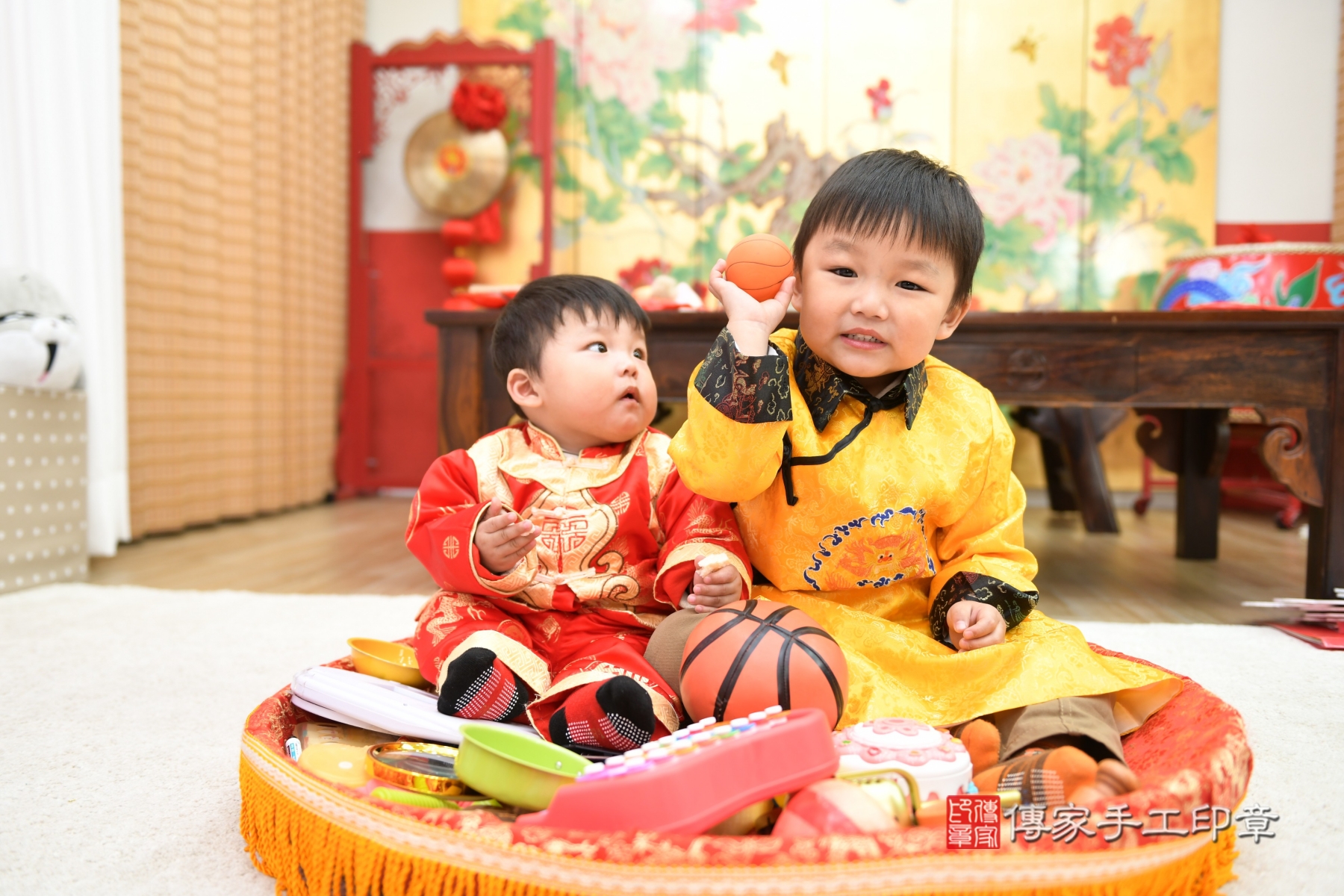 傳家手工印章台北店、抓周、度脺、傳家嬰兒古禮、收涎
