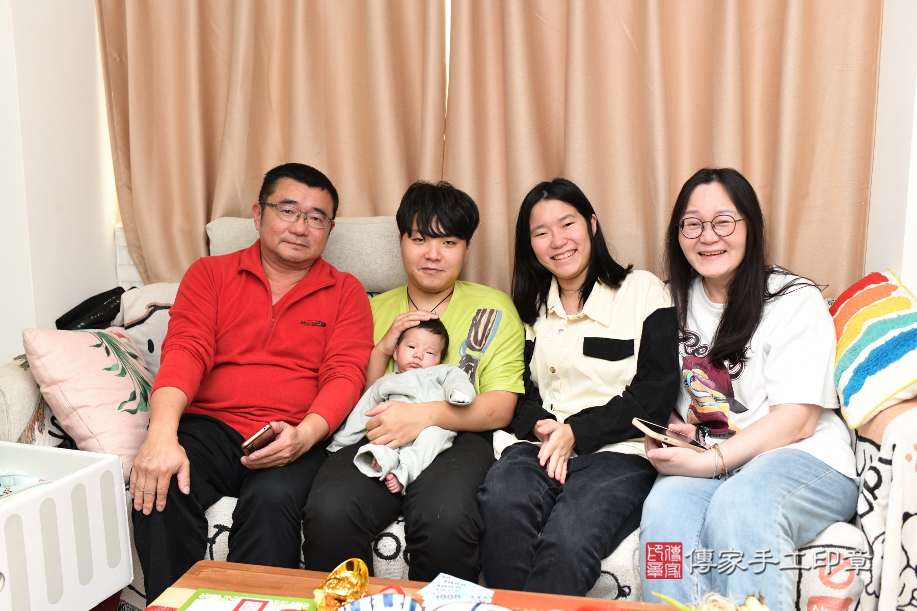 傳家手工印章台北店、抓周、收涎、剃頭