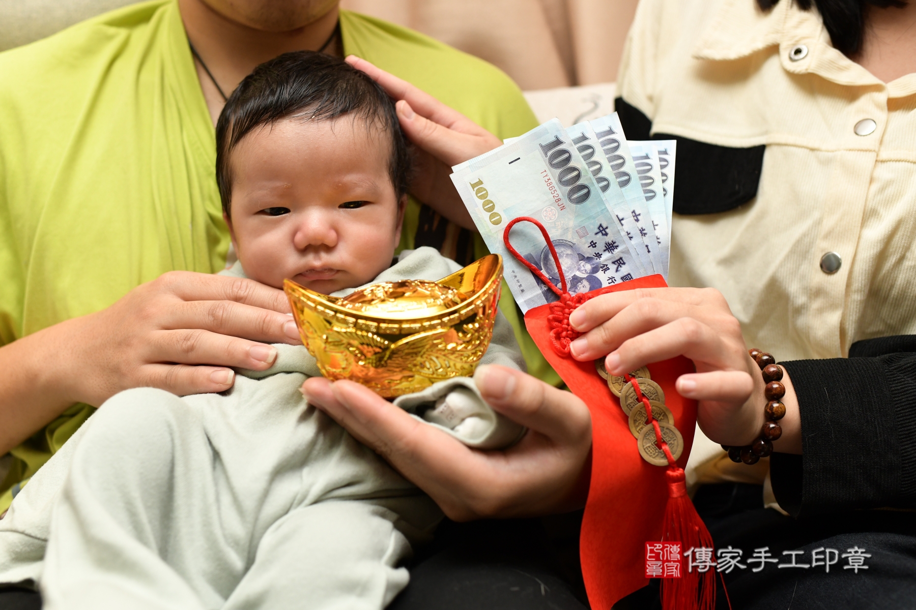 傳家手工印章台北店、抓周、收涎、剃頭