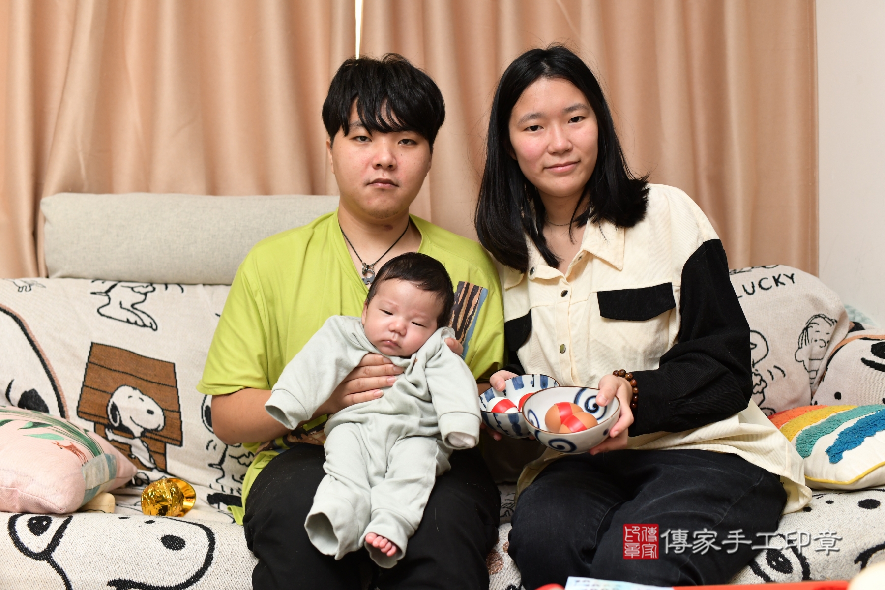 傳家手工印章台北店、抓周、收涎、剃頭