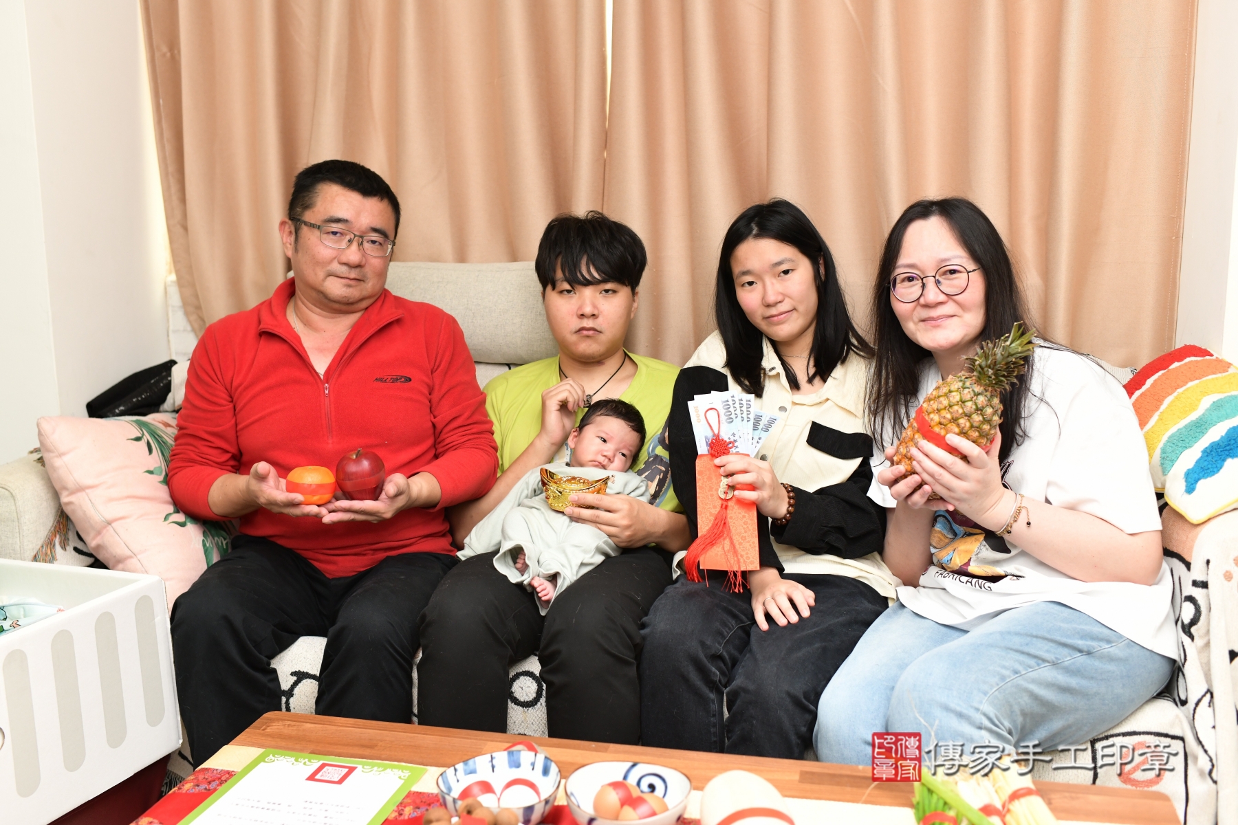 傳家手工印章台北店、抓周、收涎、剃頭