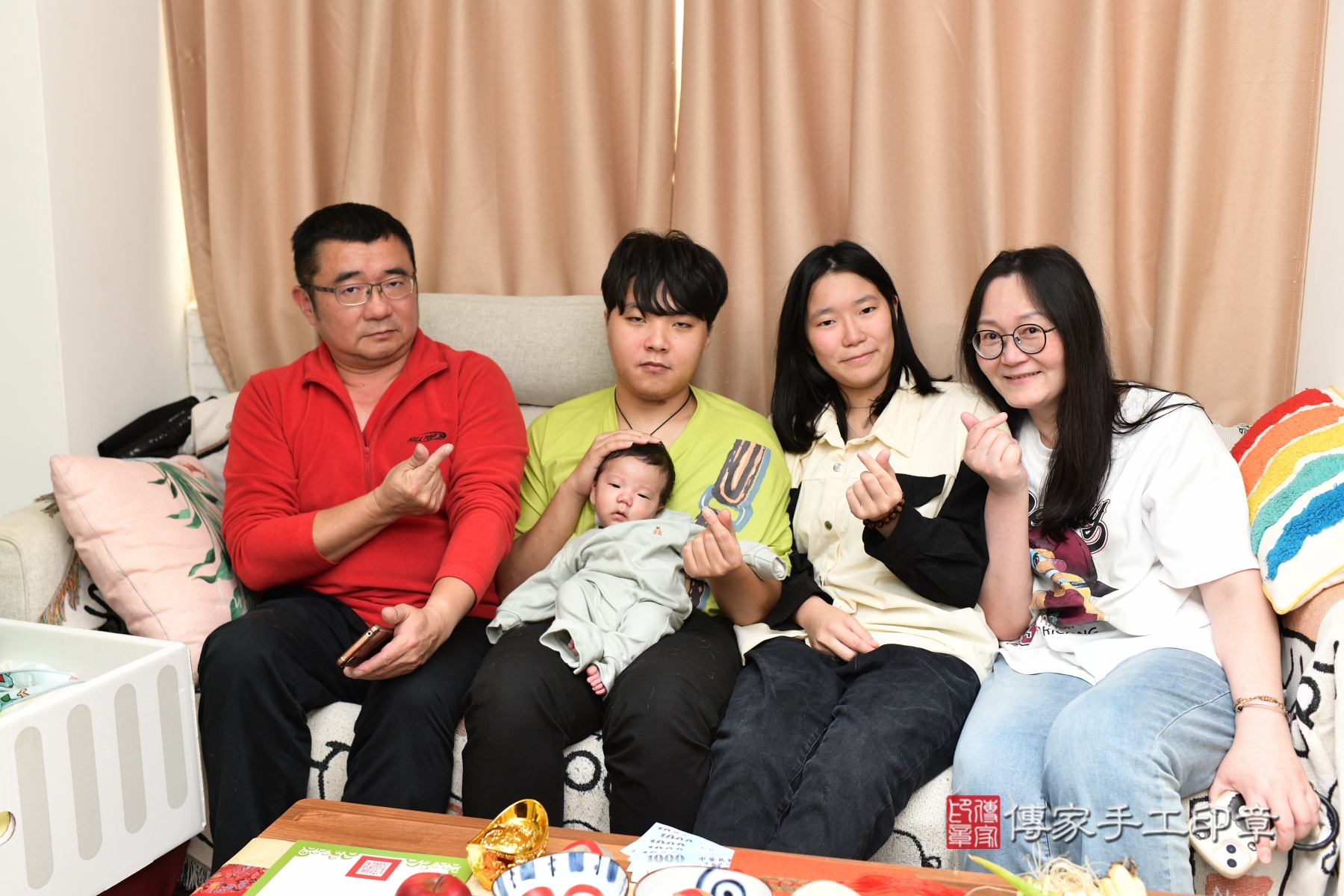 傳家手工印章台北店、抓周、收涎、剃頭