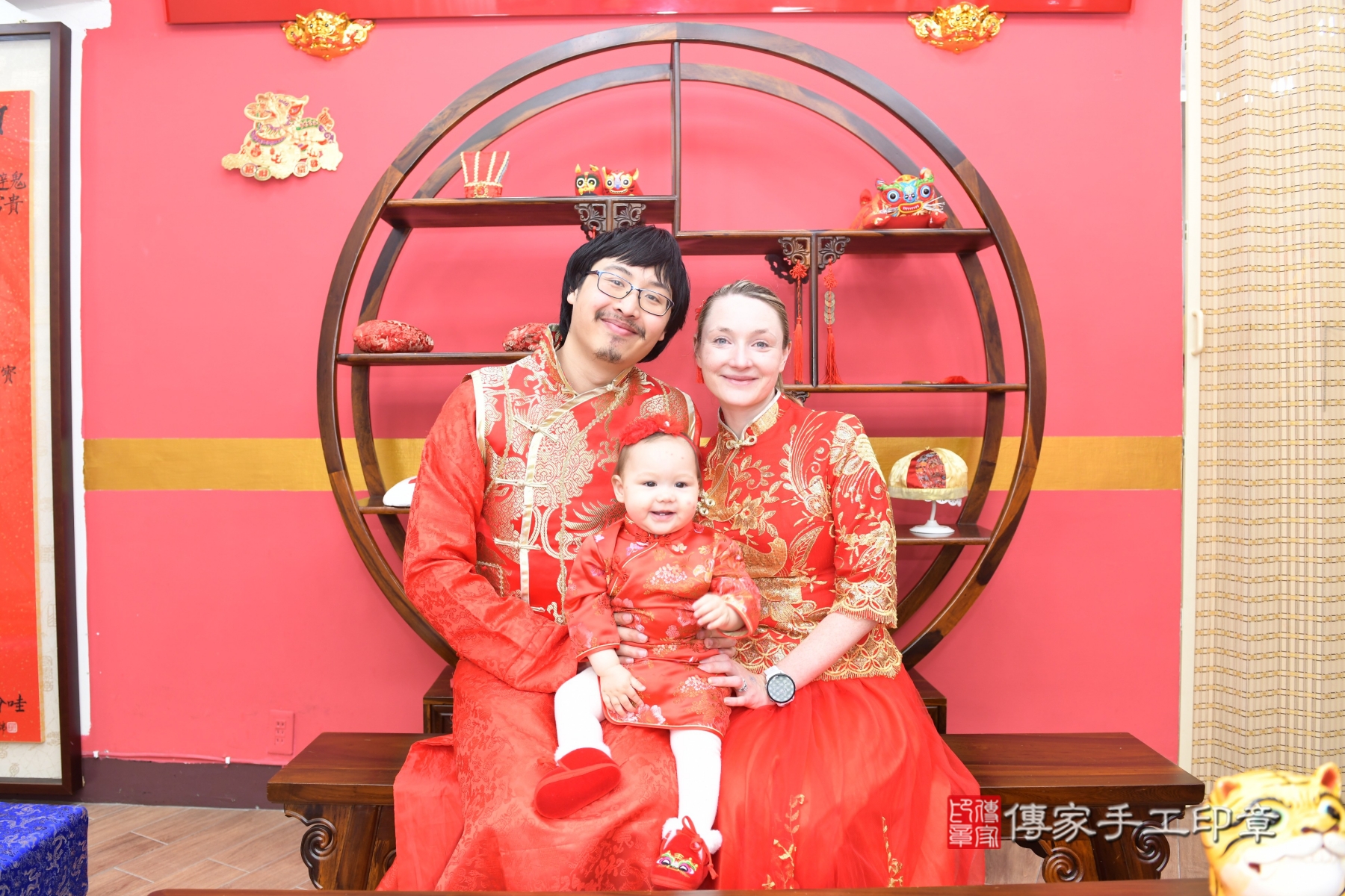 傳家手工印章台北店、抓周、收涎、剃頭