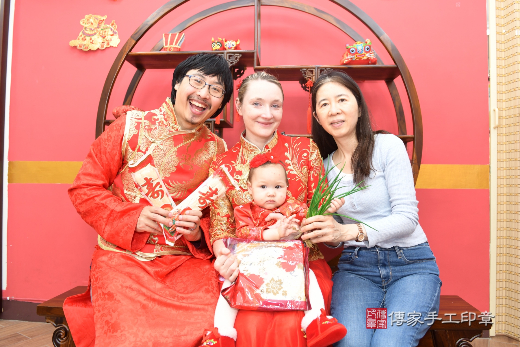 傳家手工印章台北店、抓周、收涎、剃頭