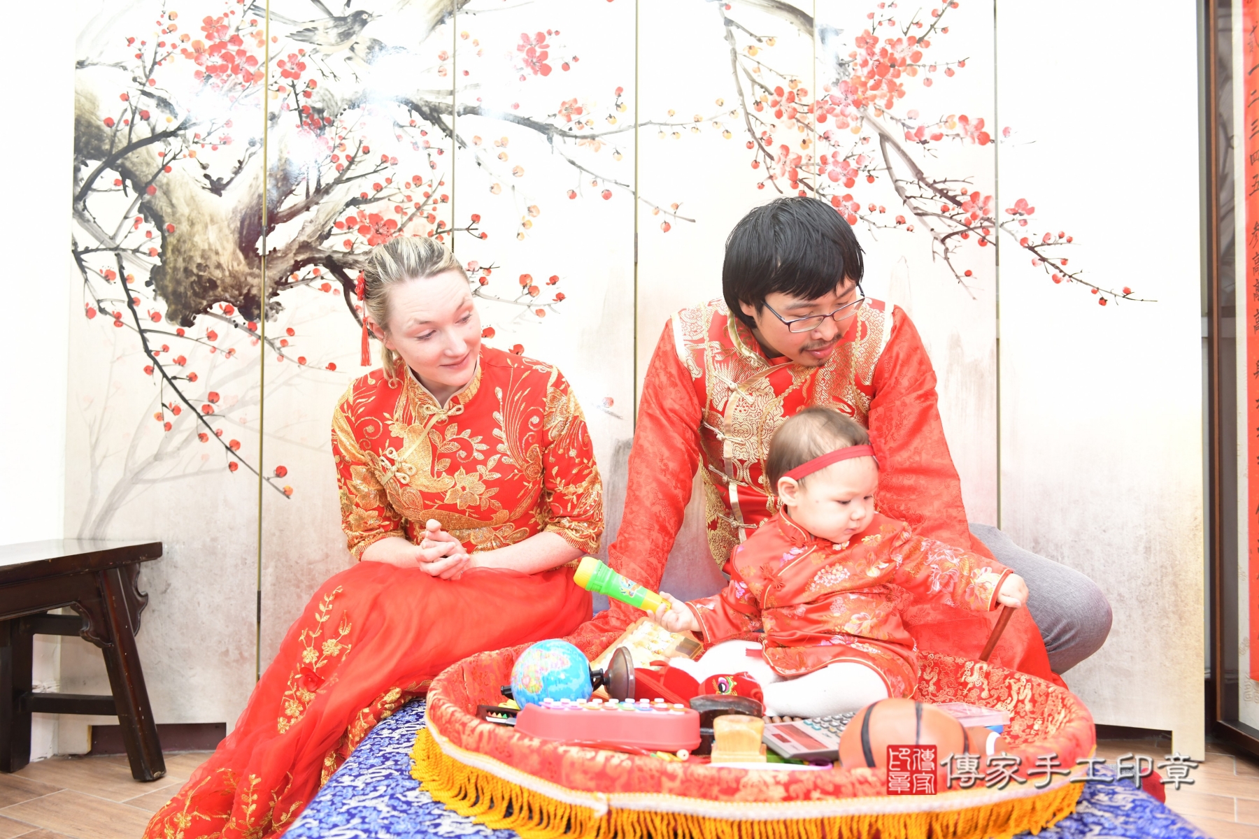 傳家手工印章台北店、抓周、收涎、剃頭