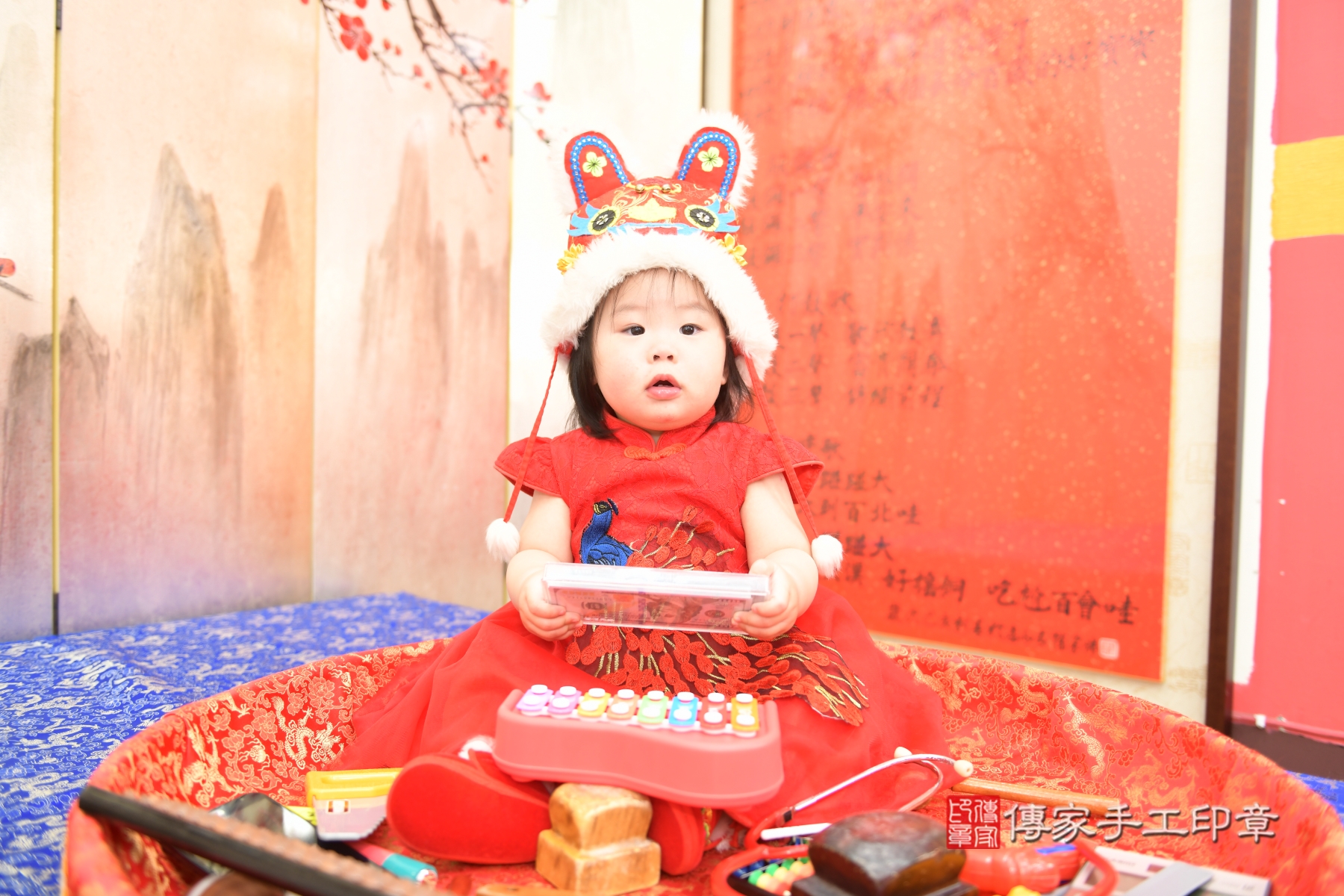 傳家手工印章新北店、抓周、收涎、剃頭