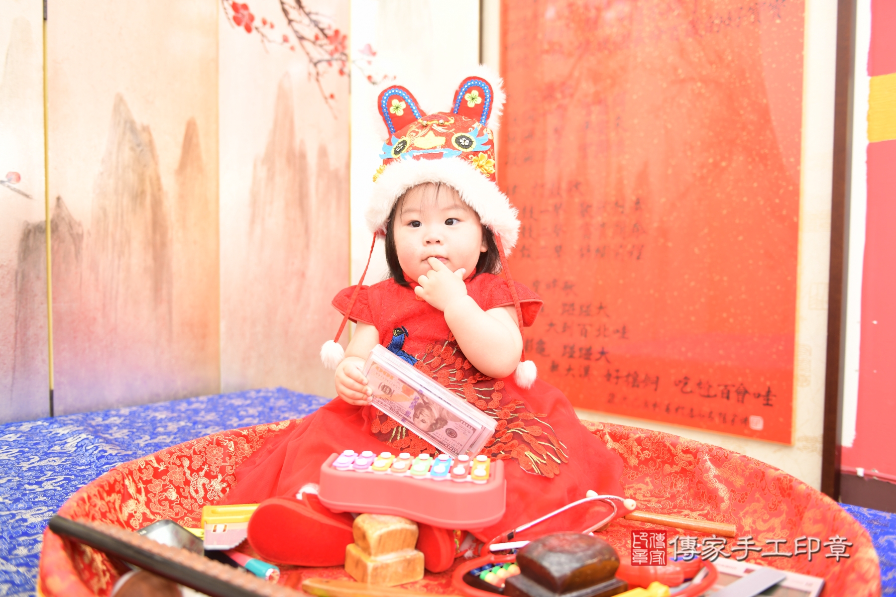 傳家手工印章新北店、抓周、收涎、剃頭