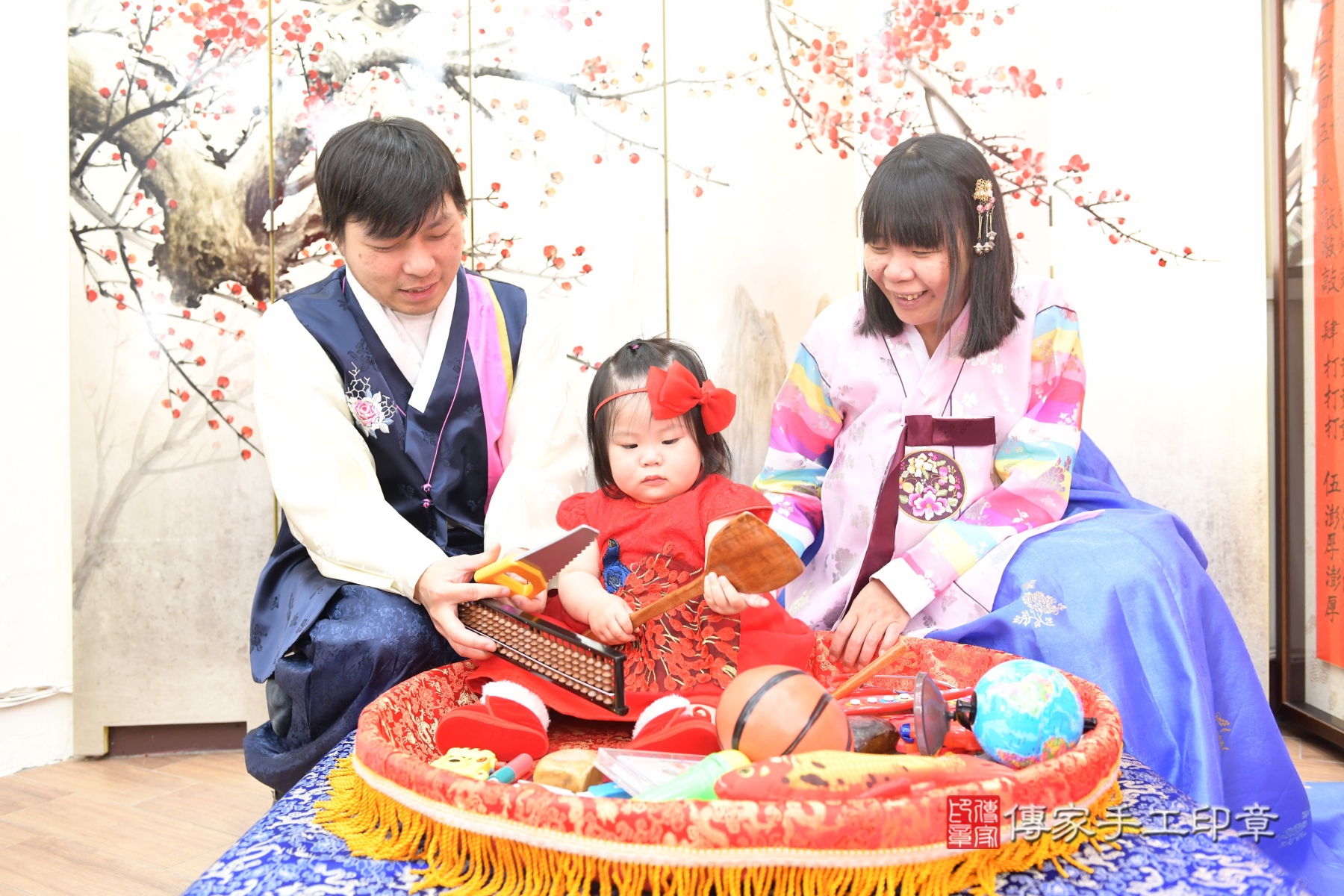 傳家手工印章新北店、抓周、收涎、剃頭