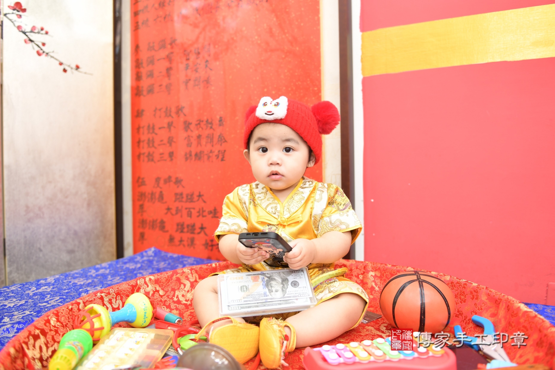 傳家手工印章新北店、抓周、度脺、傳家嬰兒古禮、收涎