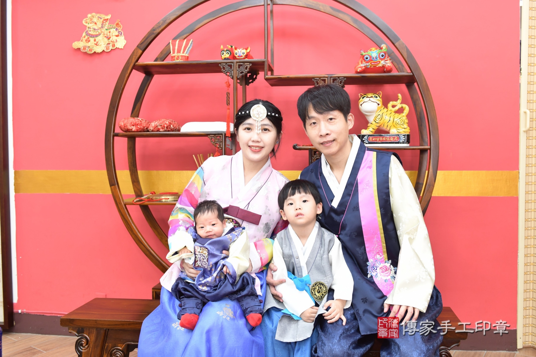 傳家手工印章新北店、抓周、度脺、剃頭、收涎、傳家嬰兒古禮