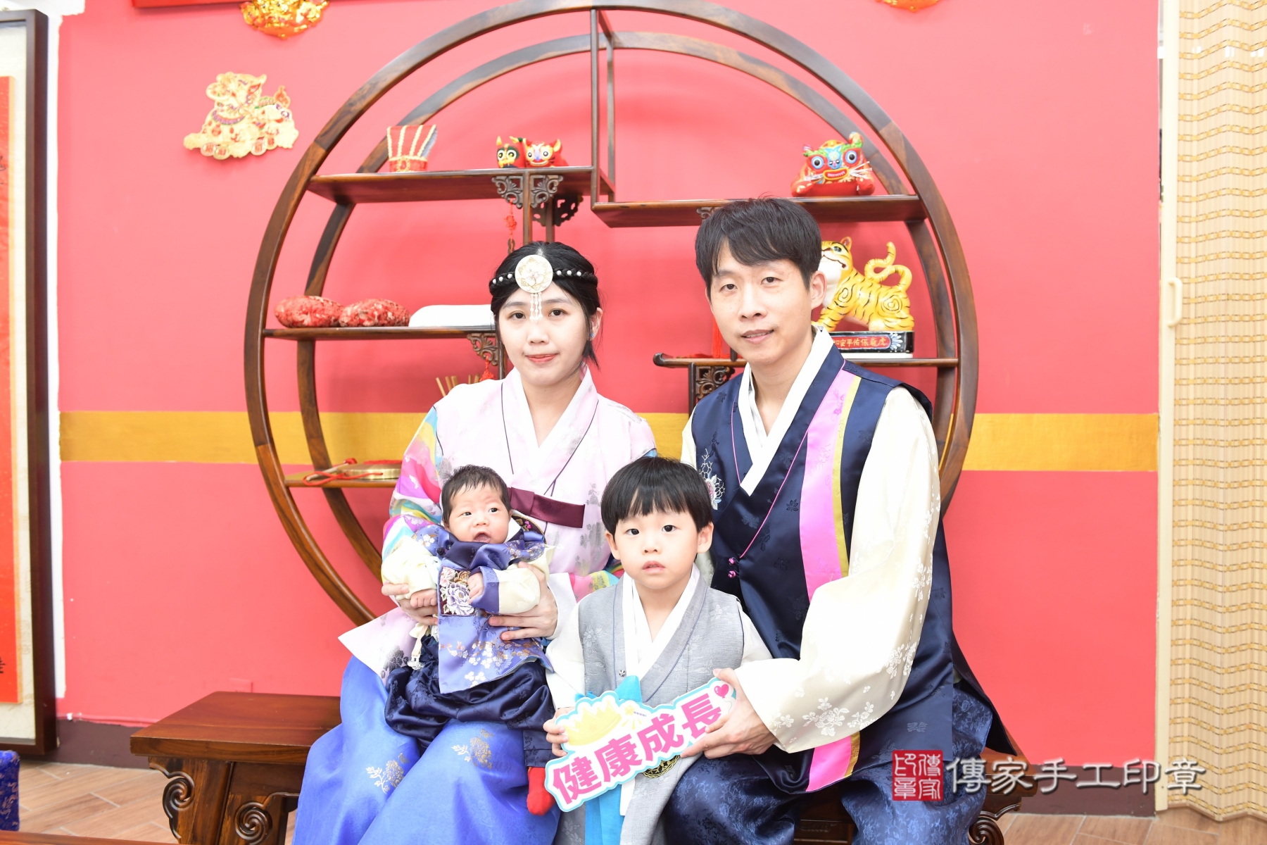 傳家手工印章新北店、抓周、度脺、剃頭、收涎、傳家嬰兒古禮
