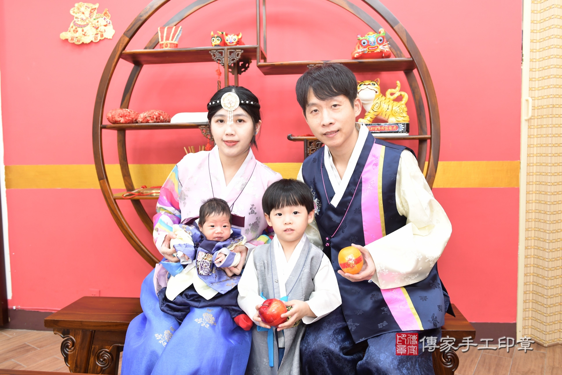 傳家手工印章新北店、抓周、度脺、剃頭、收涎、傳家嬰兒古禮