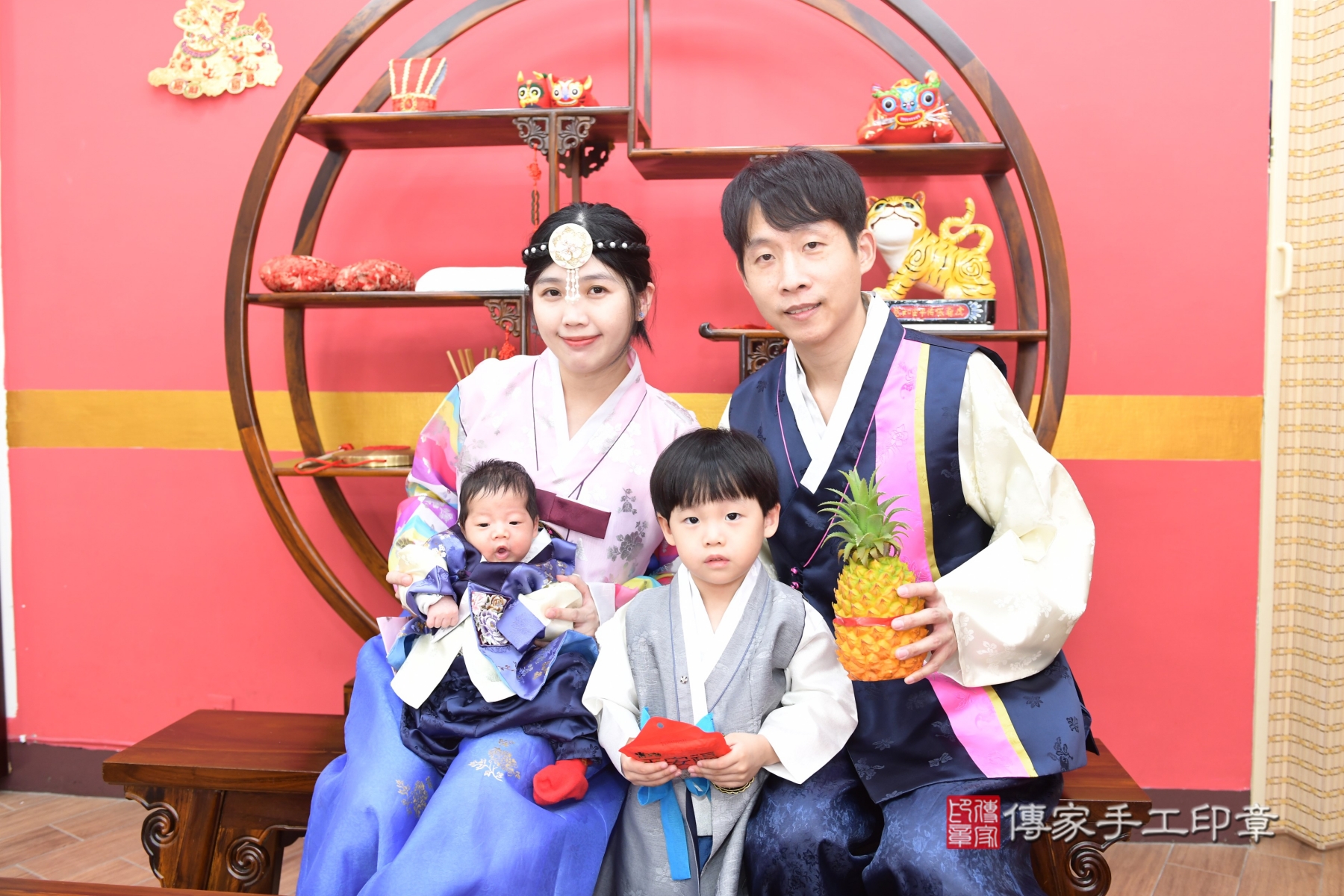 傳家手工印章新北店、抓周、度脺、剃頭、收涎、傳家嬰兒古禮