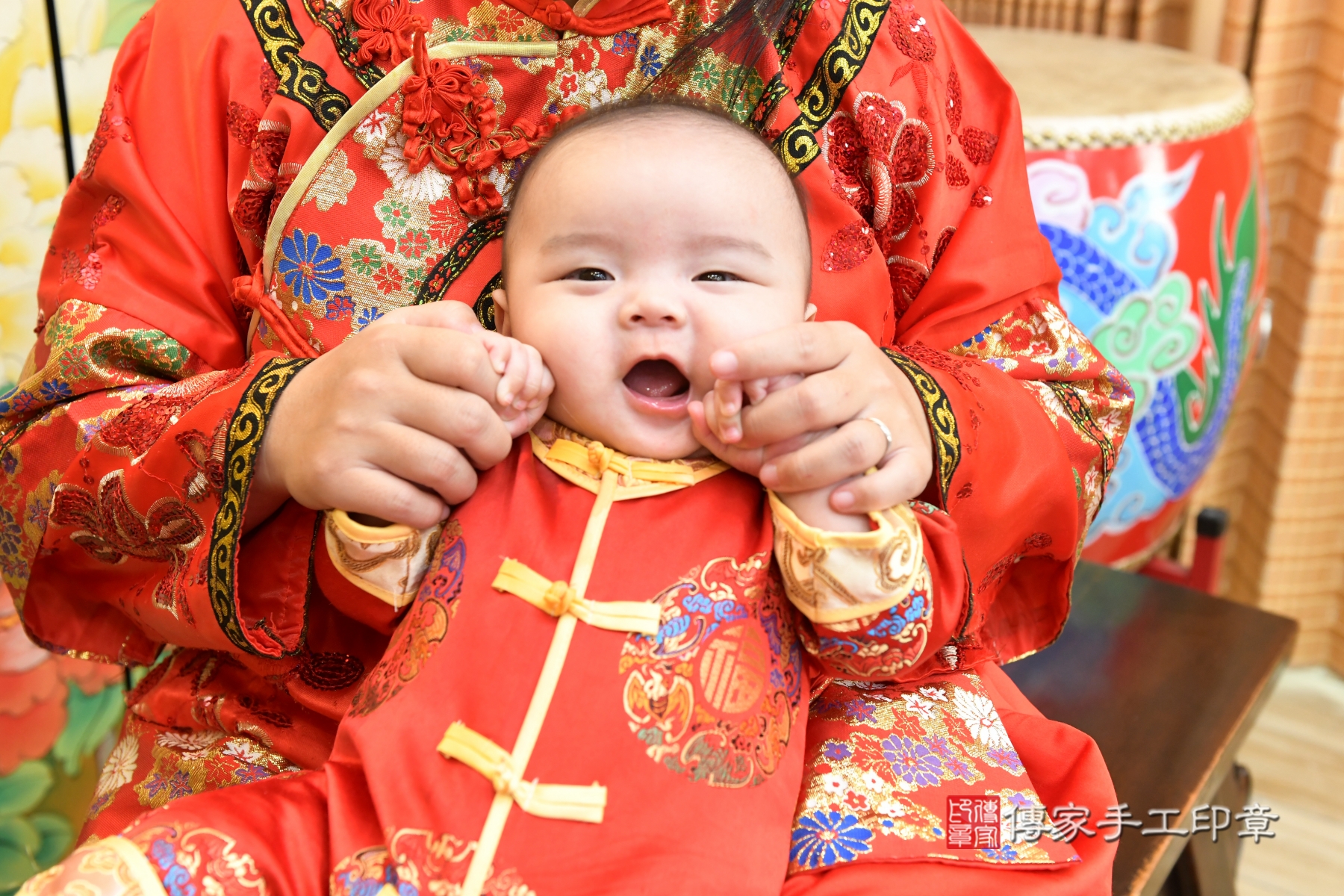 傳家手工印章台北店、抓周、度脺、剃頭、收涎、傳家嬰兒古禮