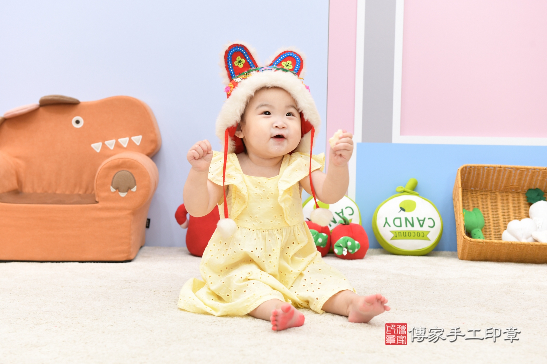 傳家手工印章台北店、剃頭、收涎、抓周