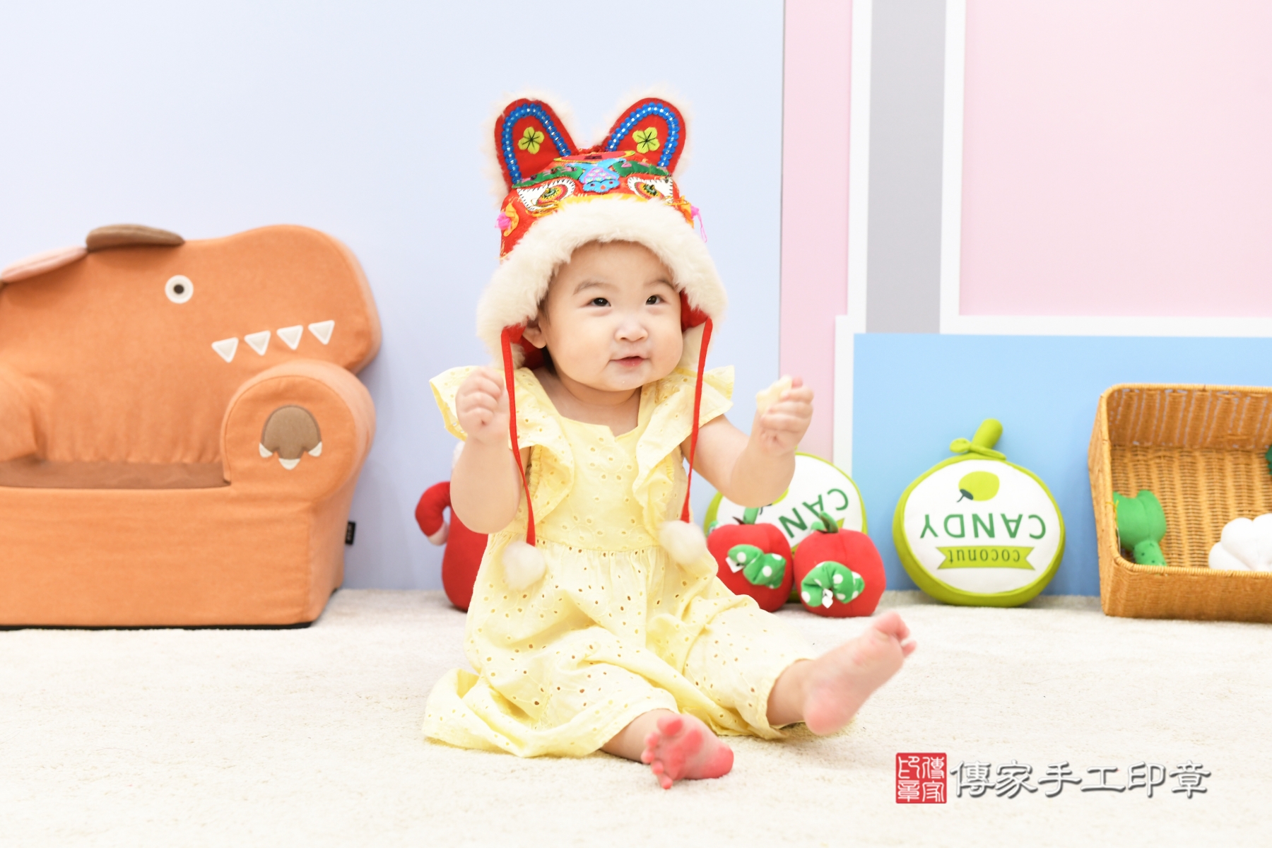 傳家手工印章台北店、剃頭、收涎、抓周