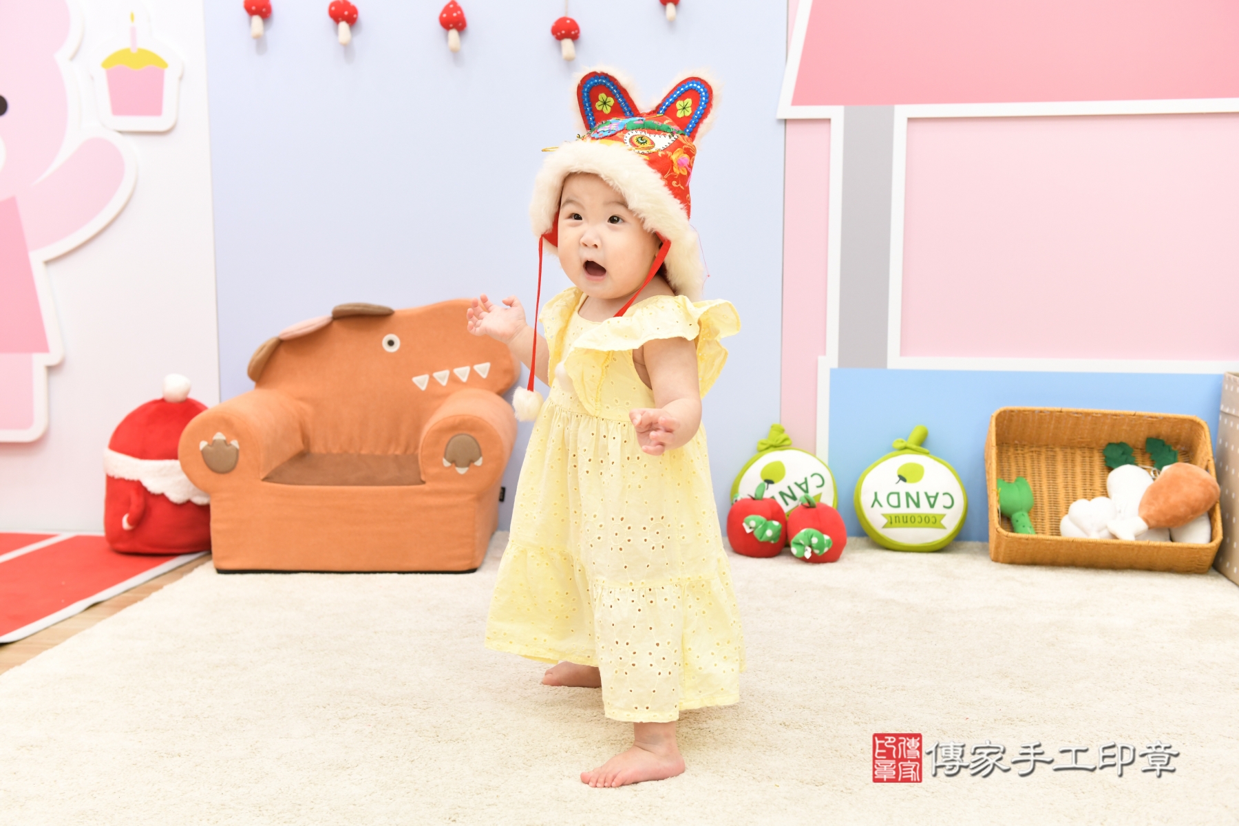 傳家手工印章台北店、剃頭、收涎、抓周