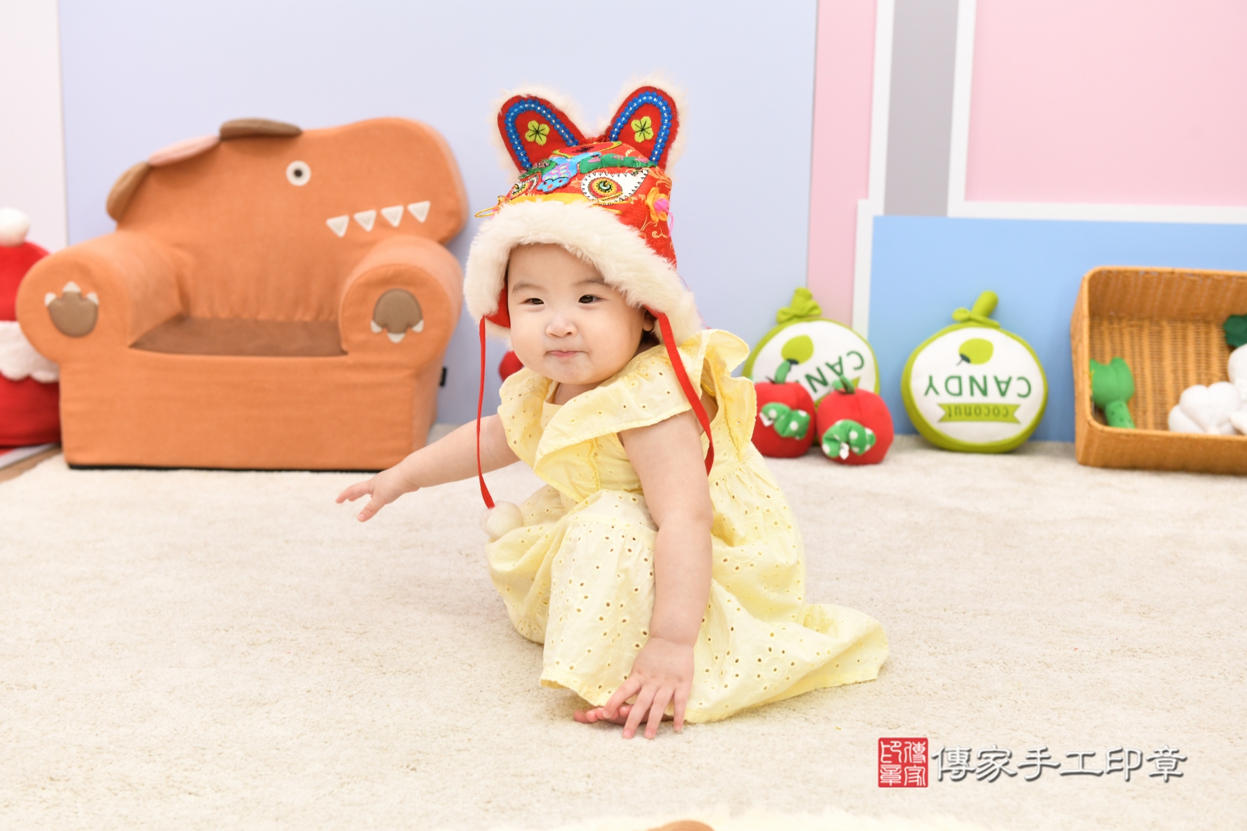 傳家手工印章台北店、剃頭、收涎、抓周