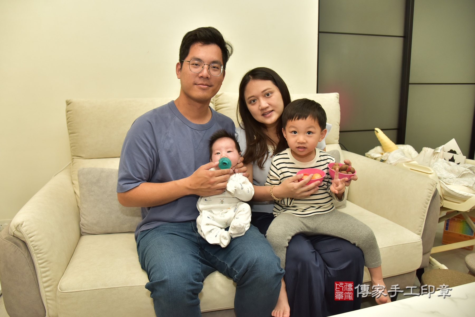 傳家手工印章台北店、抓周、收涎、剃頭