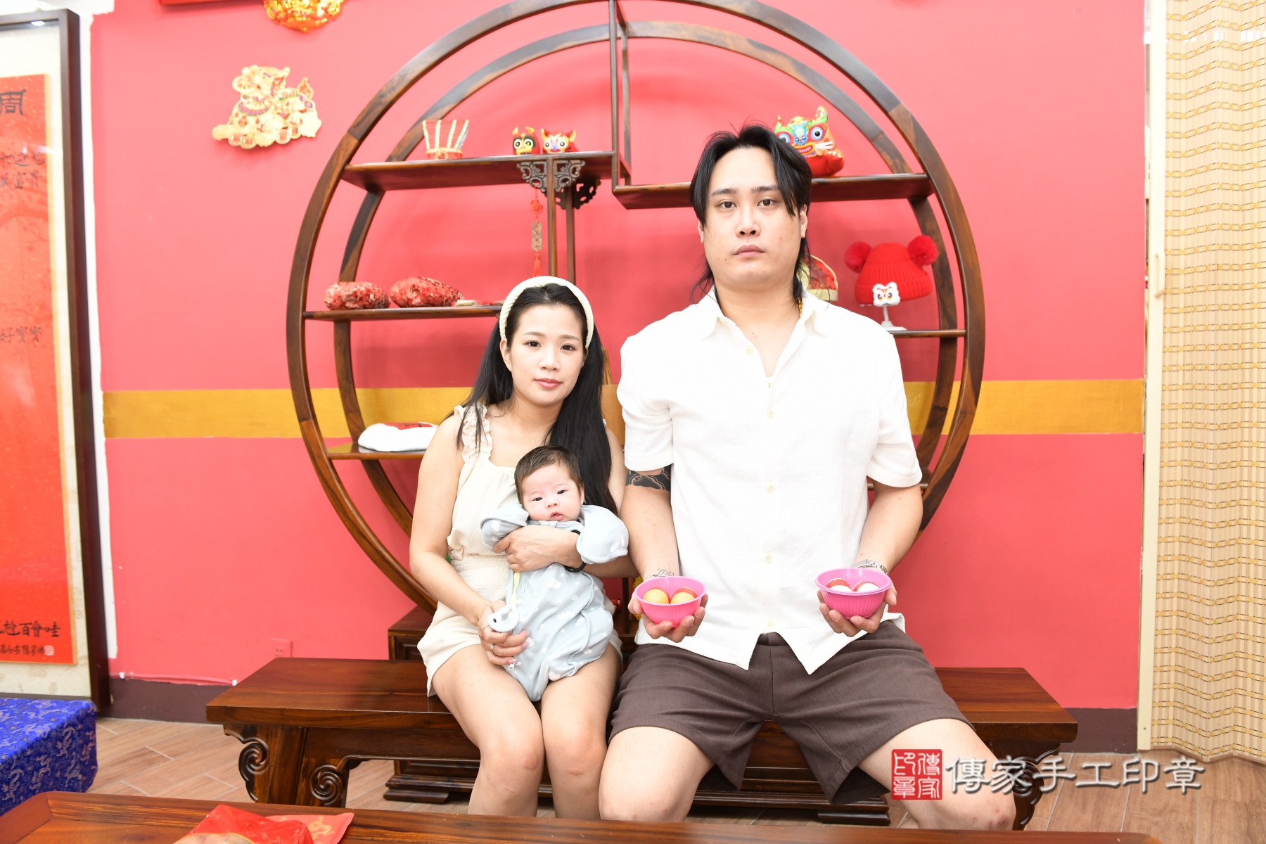 傳家手工印章新北店、抓周、收涎、剃頭 傳家手工印章新北店、抓周、收涎、剃頭
