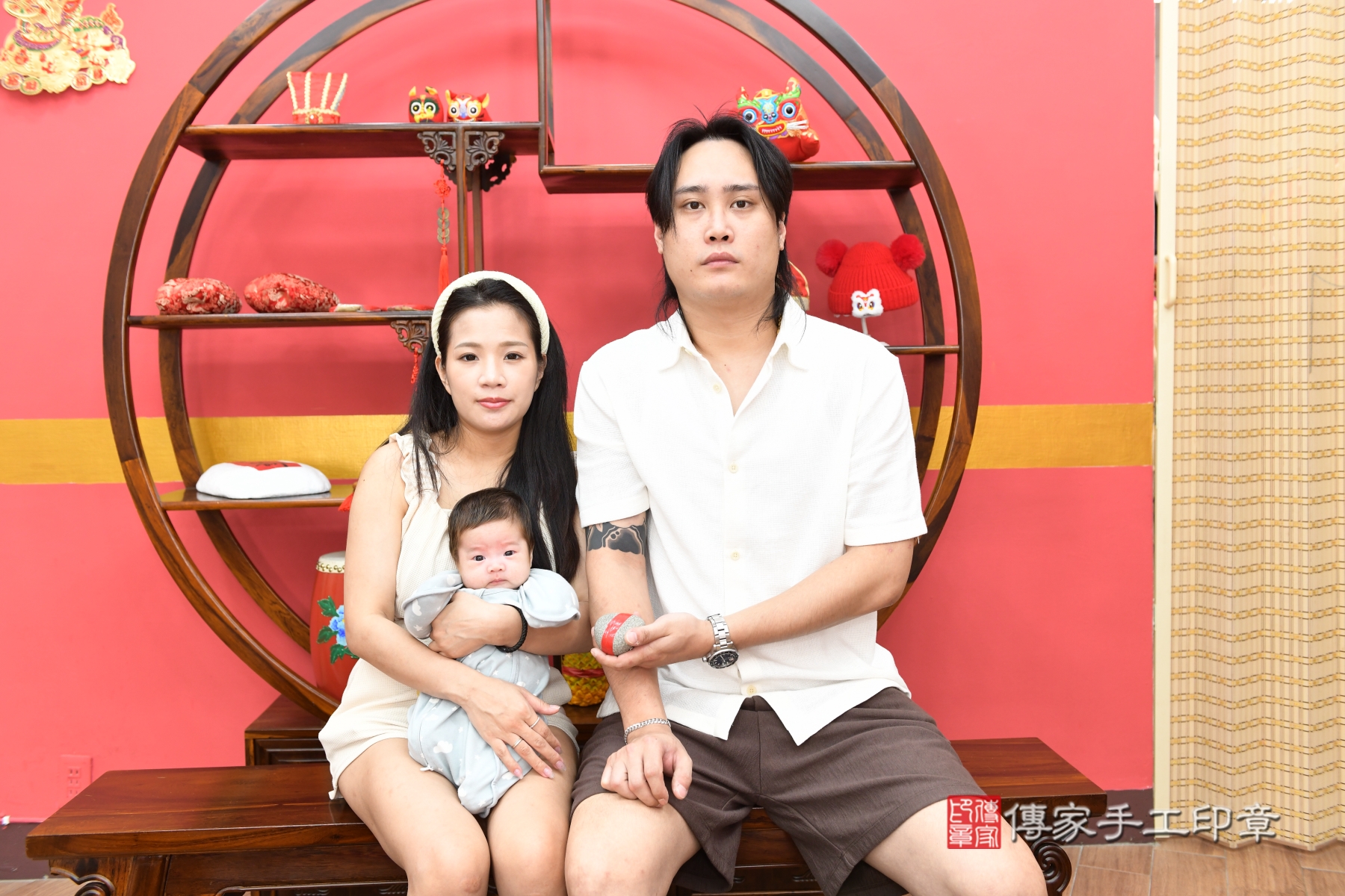 傳家手工印章新北店、抓周、收涎、剃頭 傳家手工印章新北店、抓周、收涎、剃頭