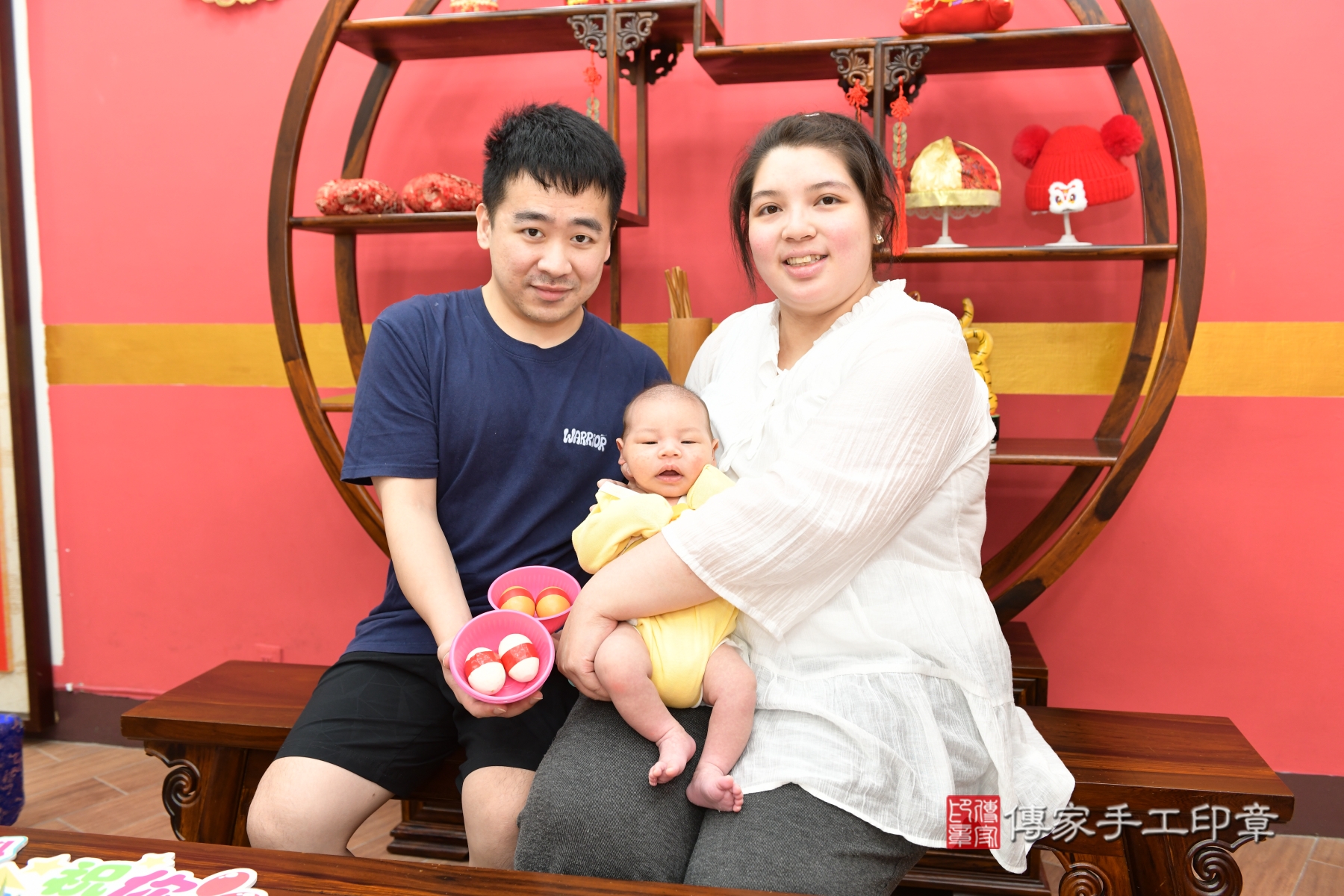 傳家手工印章新北店、抓周、收涎、剃頭
