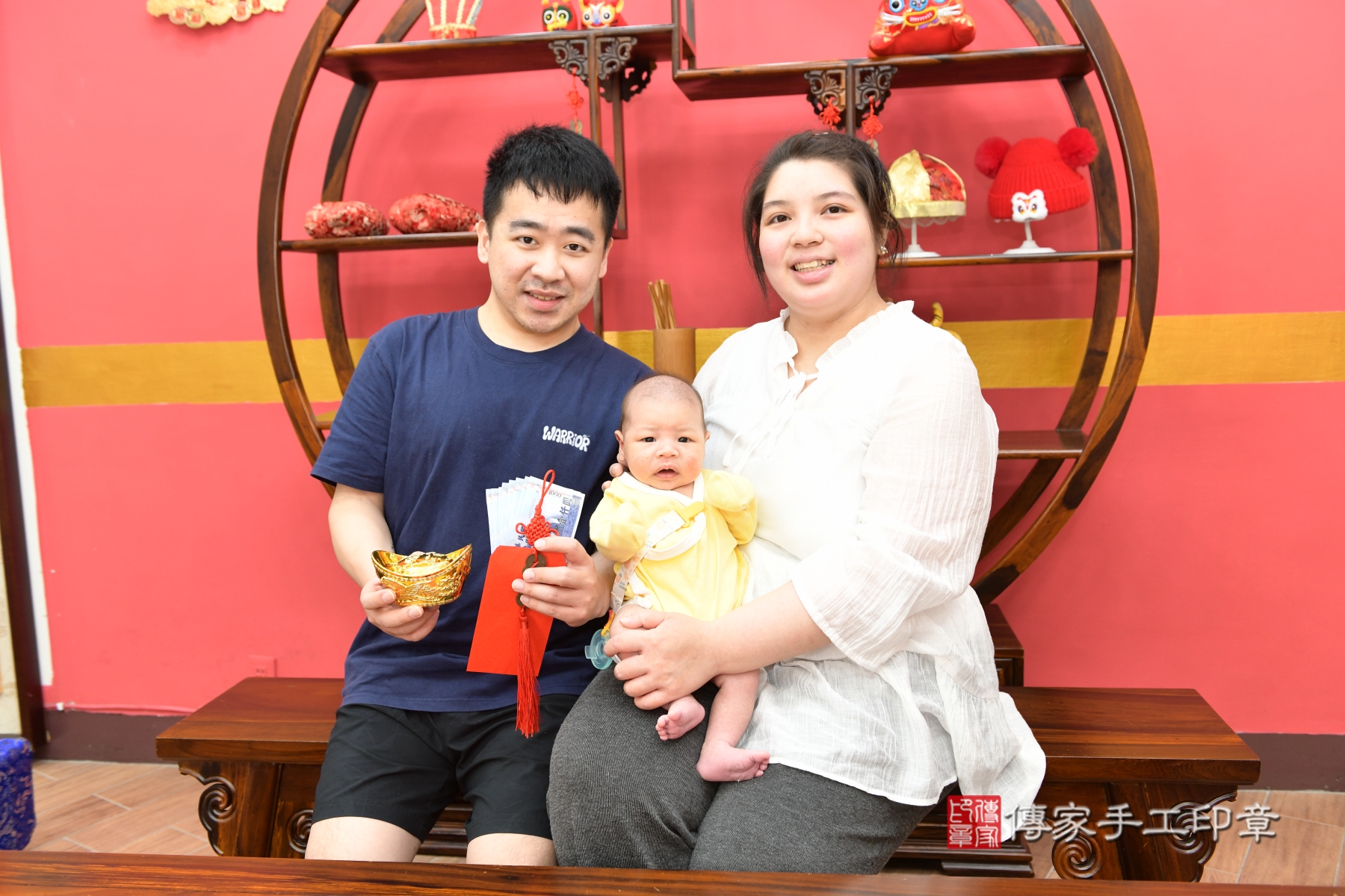 傳家手工印章新北店、抓周、收涎、剃頭