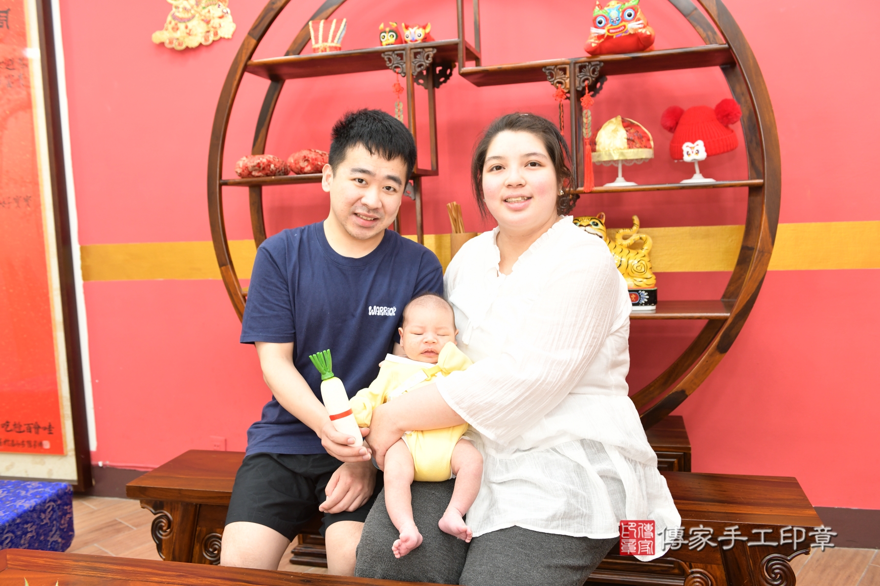 傳家手工印章新北店、抓周、收涎、剃頭