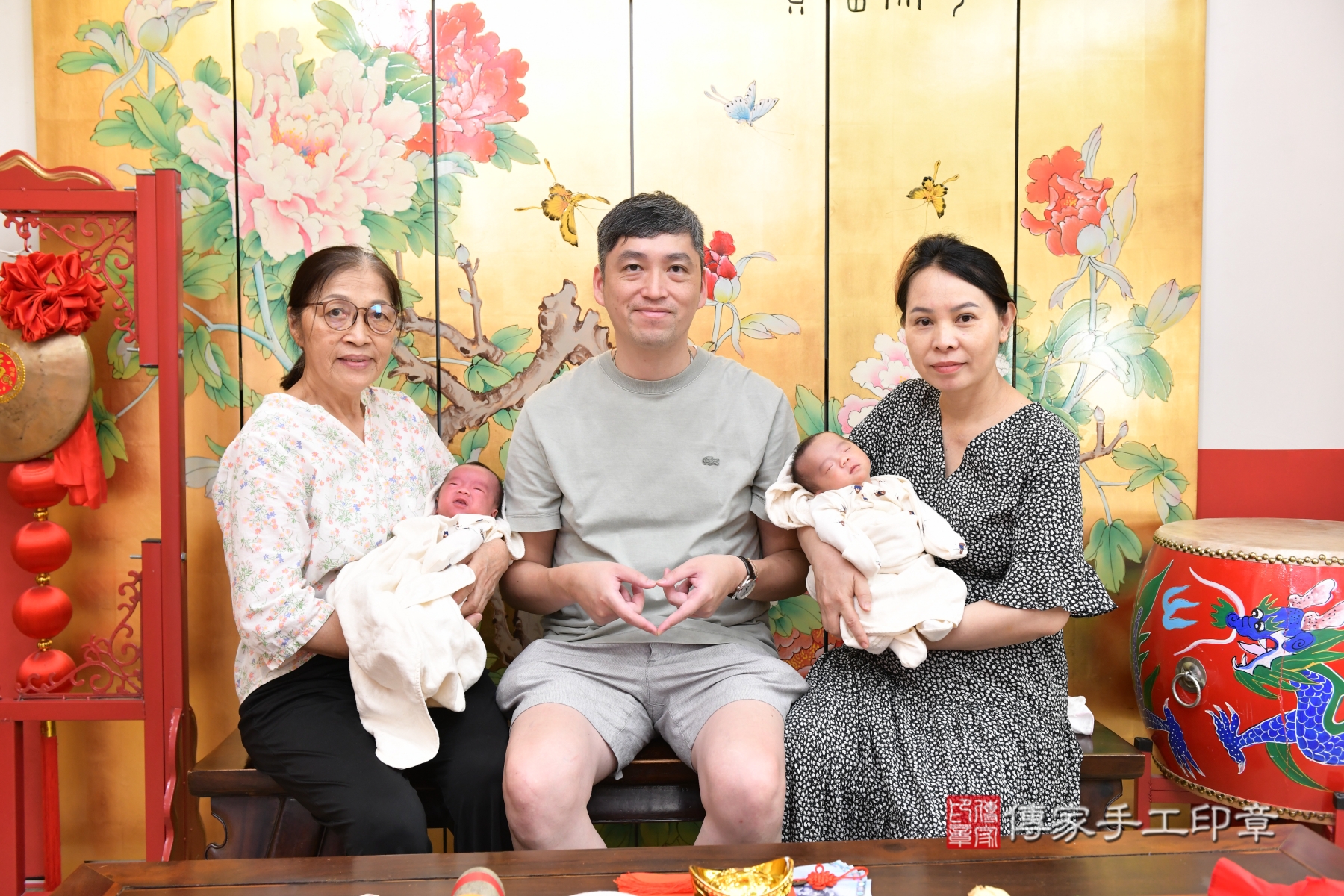 傳家手工印章台北店、抓周、收涎、剃頭