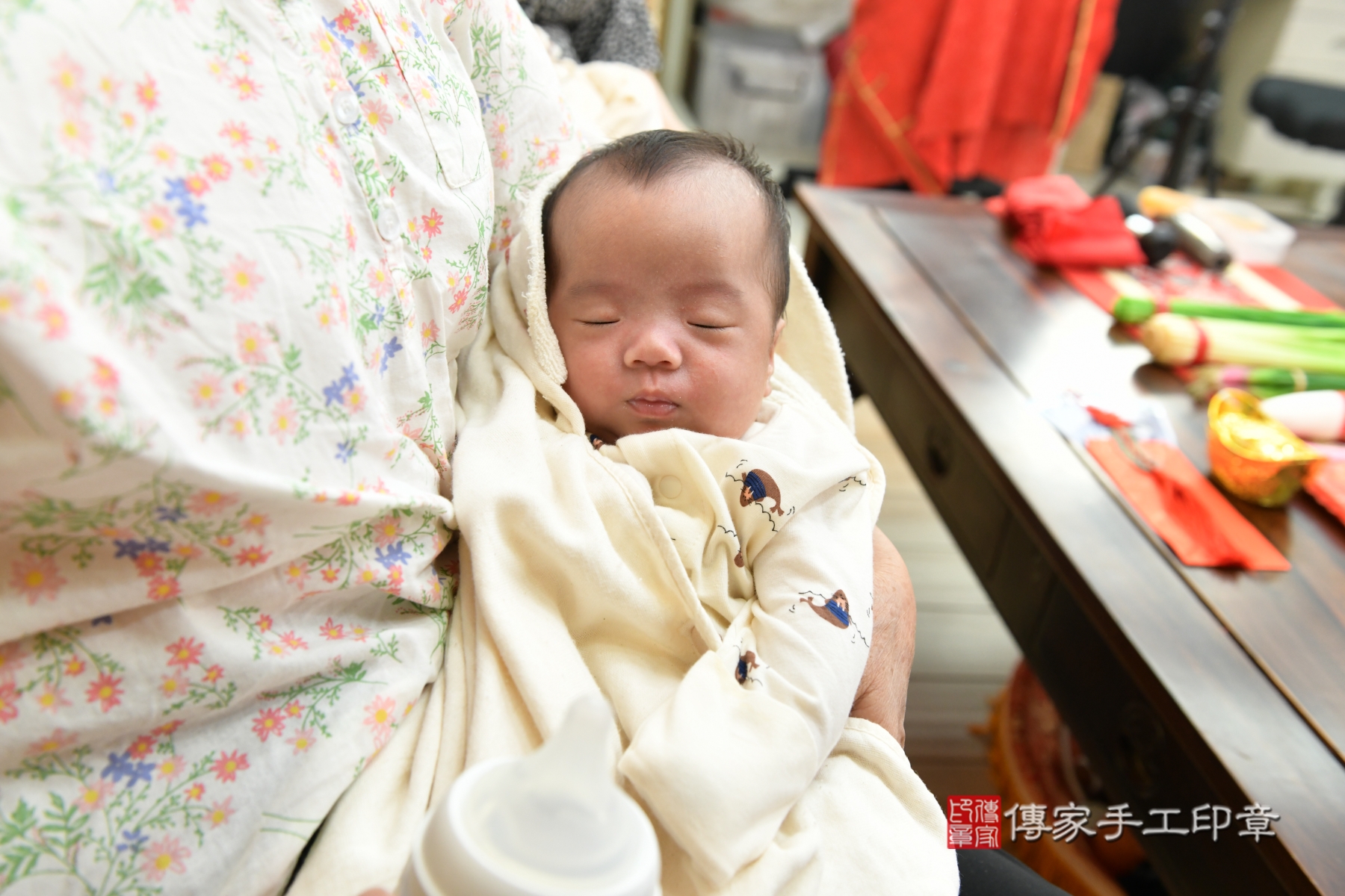 傳家手工印章台北店、抓周、收涎、剃頭