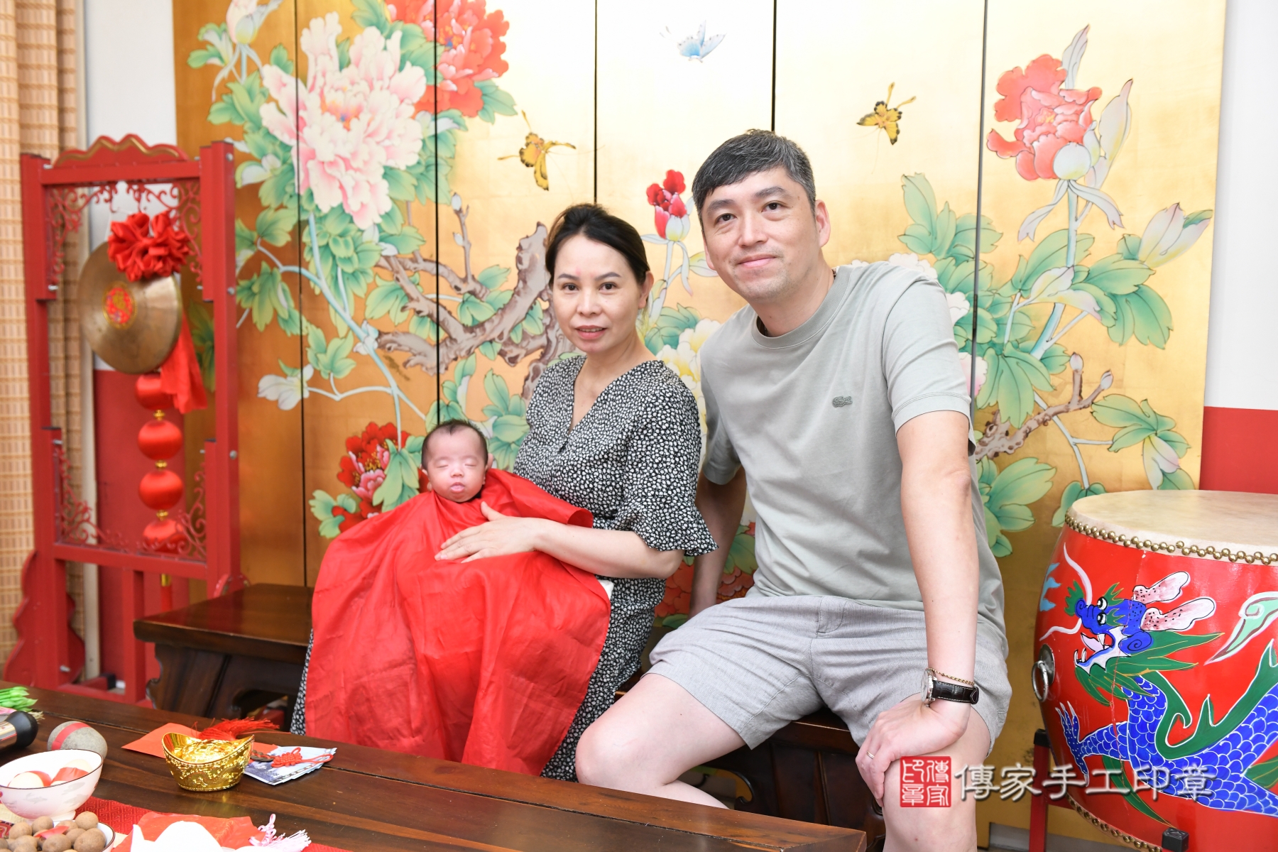 傳家手工印章台北店、抓周、收涎、剃頭