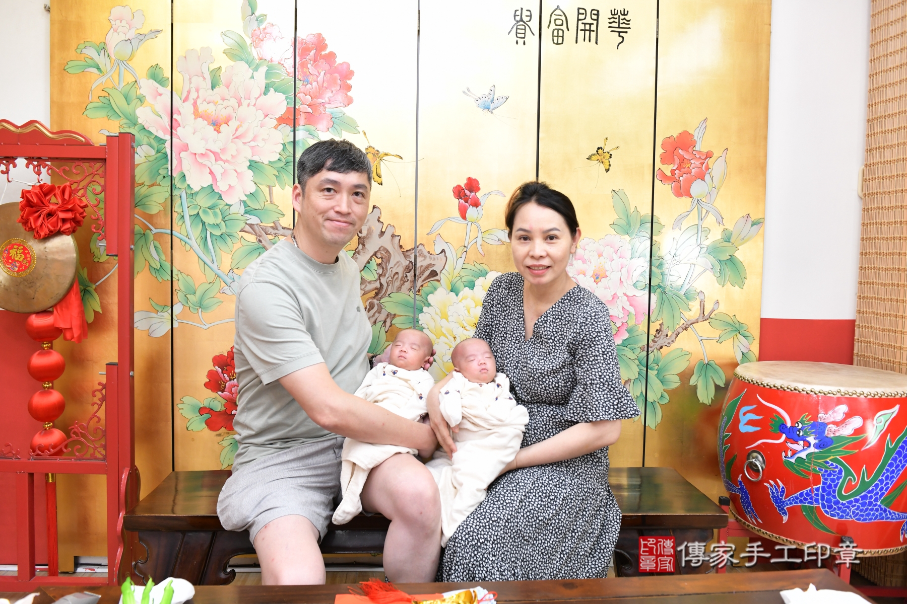 傳家手工印章台北店、抓周、收涎、剃頭