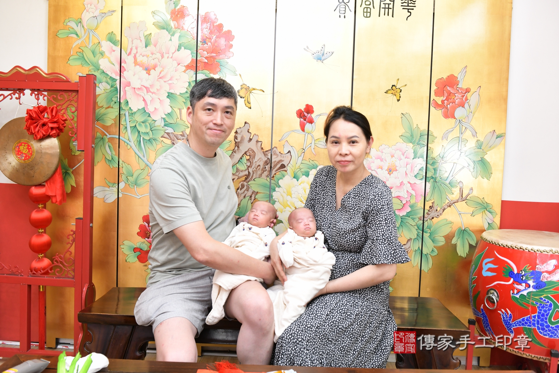 傳家手工印章台北店、抓周、收涎、剃頭