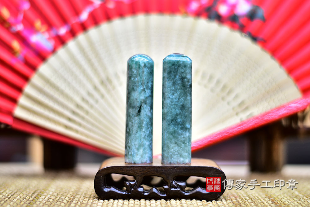翠韻天成 溫潤流光 翡翠開運印鑑 傳家印章桃園店115.7.28