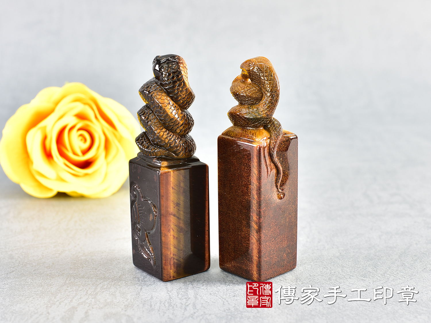頂級紅虎眼石精雕貔貅:開運印章、臍帶印章 (尺寸1.9公分x1.9公分x7.3公分) 3.jpg