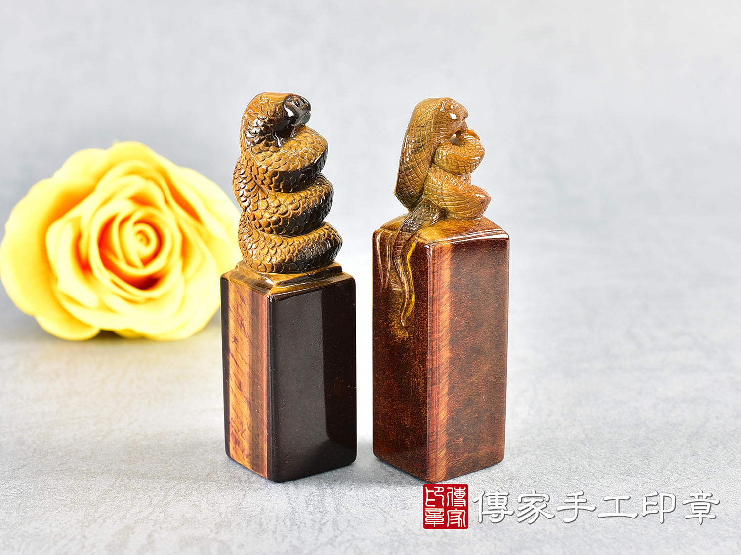 頂級紅虎眼石精雕貔貅:開運印章、臍帶印章 (尺寸1.9公分x1.9公分x7.3公分) 4.jpg