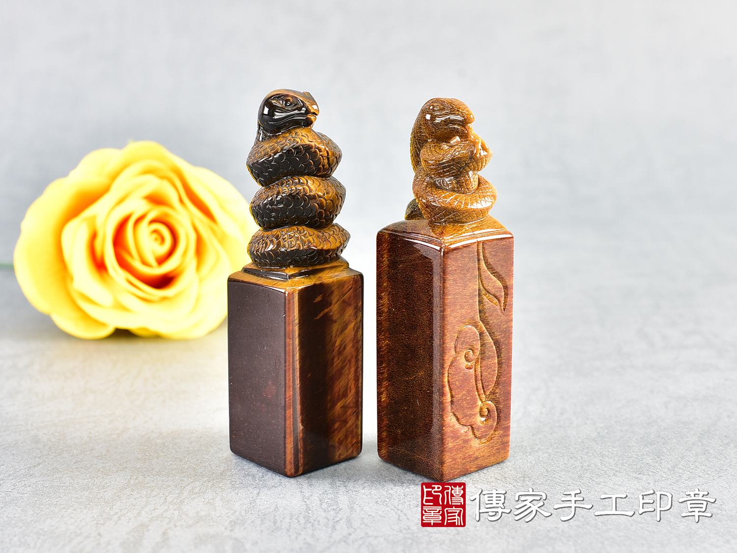 頂級紅虎眼石精雕貔貅:開運印章、臍帶印章 (尺寸1.9公分x1.9公分x7.3公分) 5.jpg