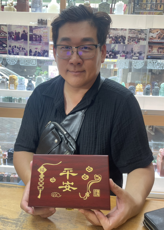 【烤漆小三寶＋半噴粉晶臍帶圓章＋蓮花小赤胎毛筆｜珍藏寶寶臍帶與胎毛的初生紀念，把父母的愛、成長祝福與生命最初回憶長久收藏】